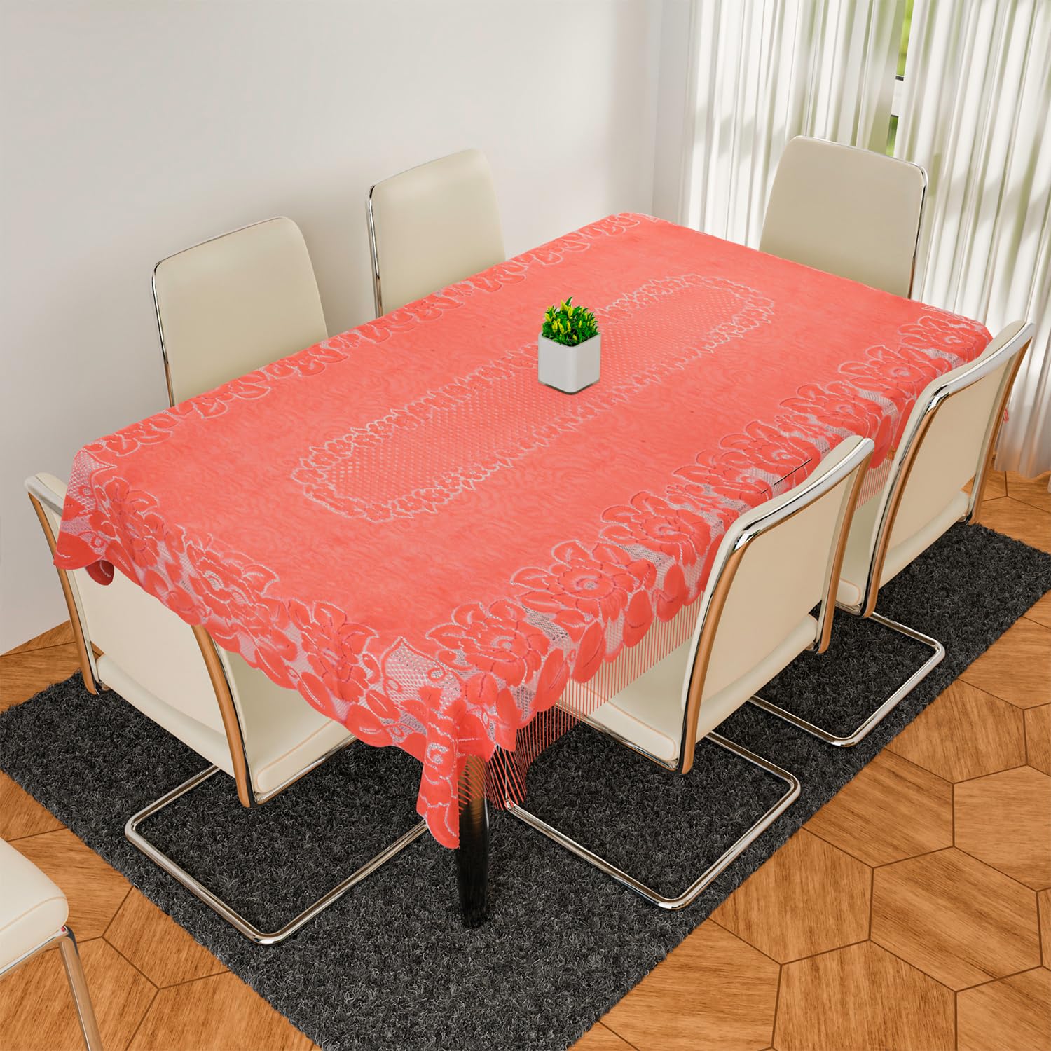 See full amazon price history chart for Kuber Industries Dining Table Cover | Net Table Cloth Cover | 6 Seater Table Cloth | Jhalar Table Cover | Table Protector | Table Cover for Dining Table | 60x90 Inch | DTC | Peach Kuber Industries Dining Table Cover | Net Table Cloth Cover | 6 Seater Table Cloth | Jhalar Table Cover | Table Protector | Table Cover for Dining Table | 60x90 Inch | DTC | Peach (B0CLGMQNY2) Amazon Price History, Amazon Price Tracker