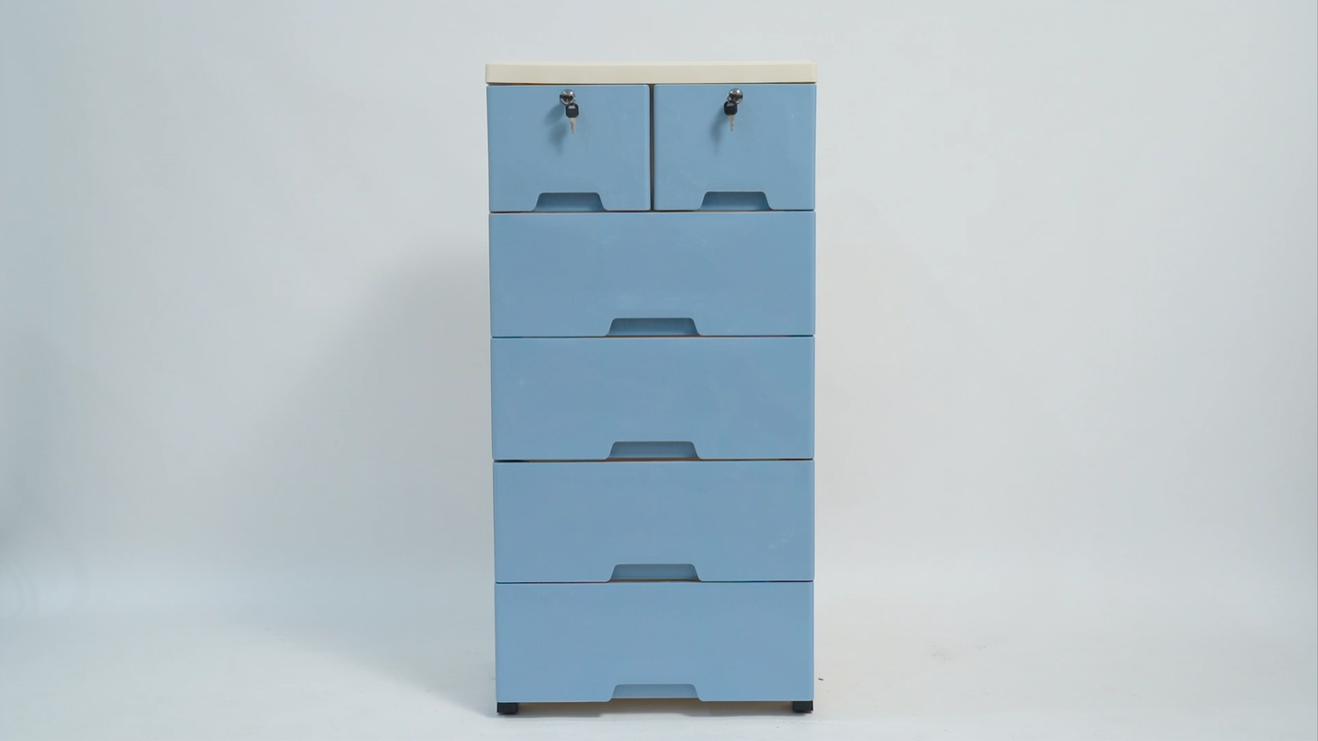 Amazon.com - FONSOLUM 5-Tier Plastic Drawers Dresser with Lock