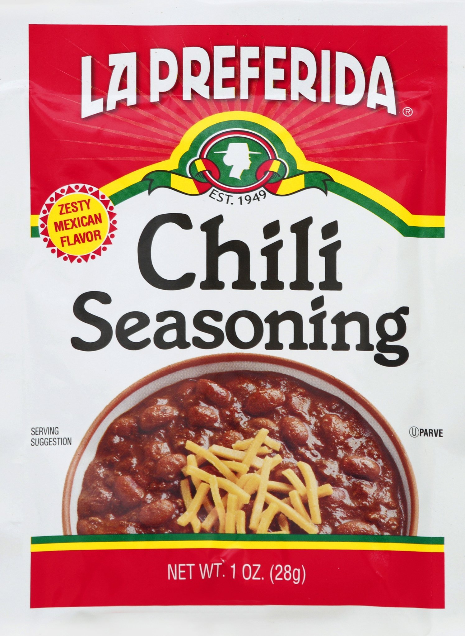 La Preferida Chile Seasoning, 1-Ounce Packets (Pack of 24)