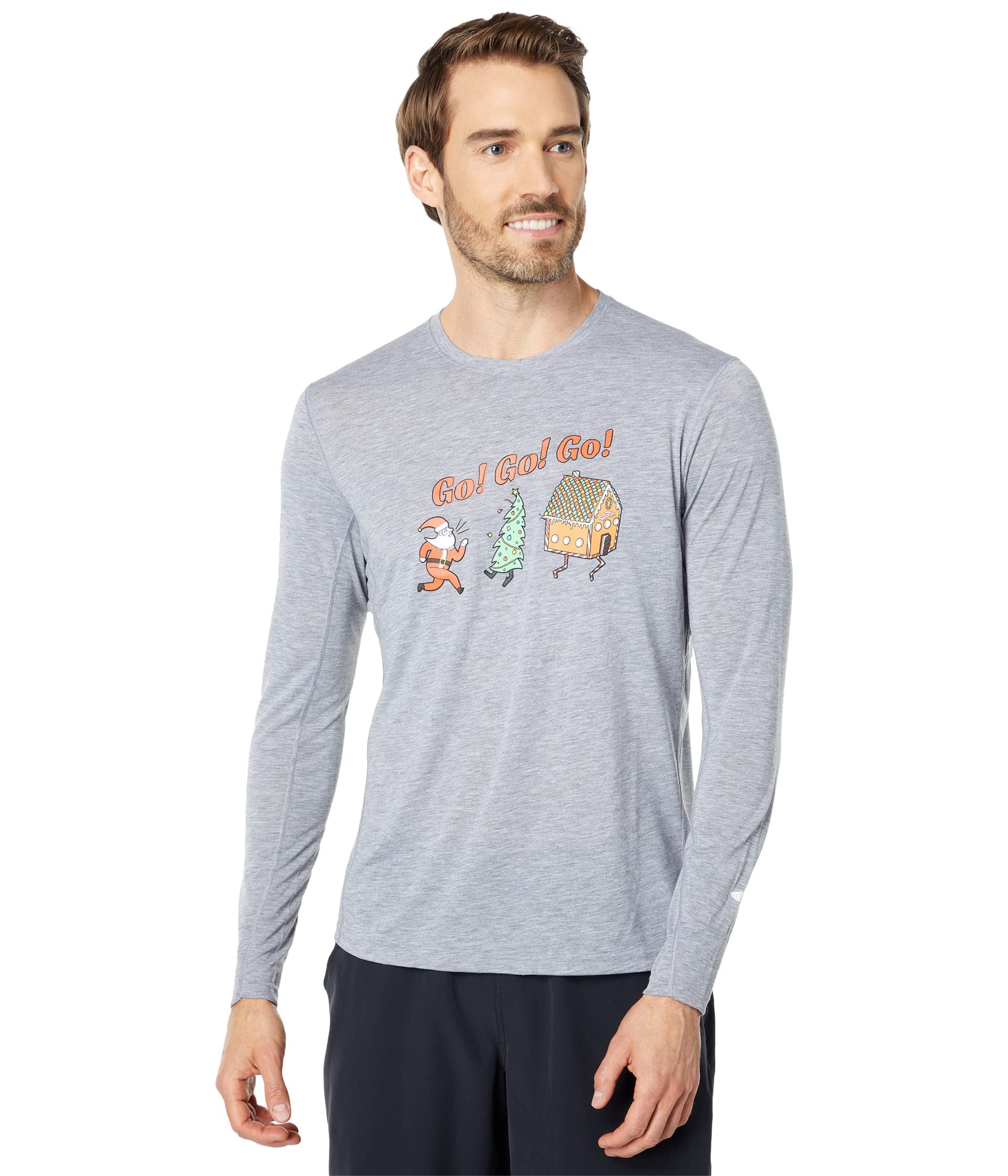 Brooks Run Merry Distance Graphic Long Sleeve