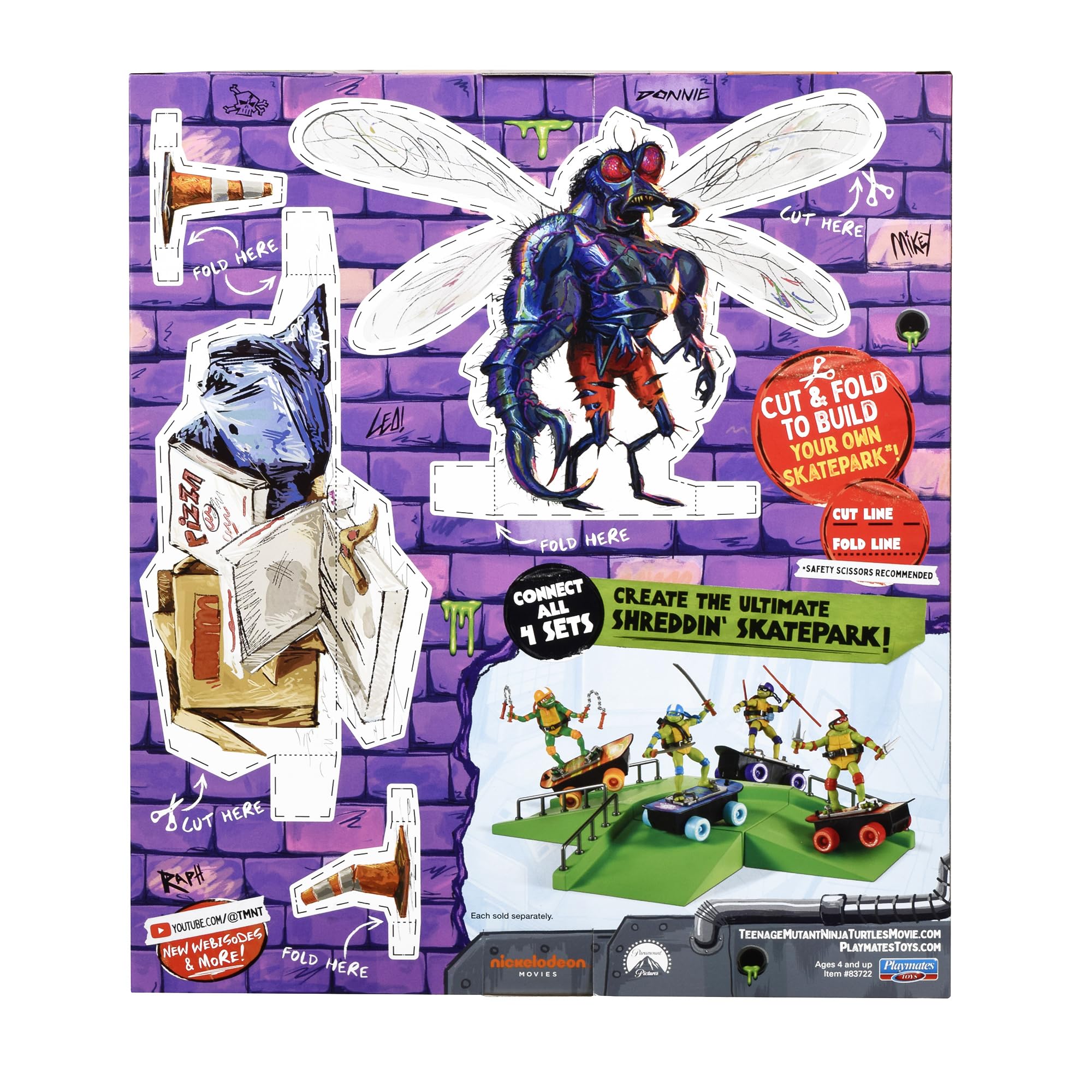Teenage Mutant Ninja Turtles Monopatín Donatello, Exclusivo de Amazon