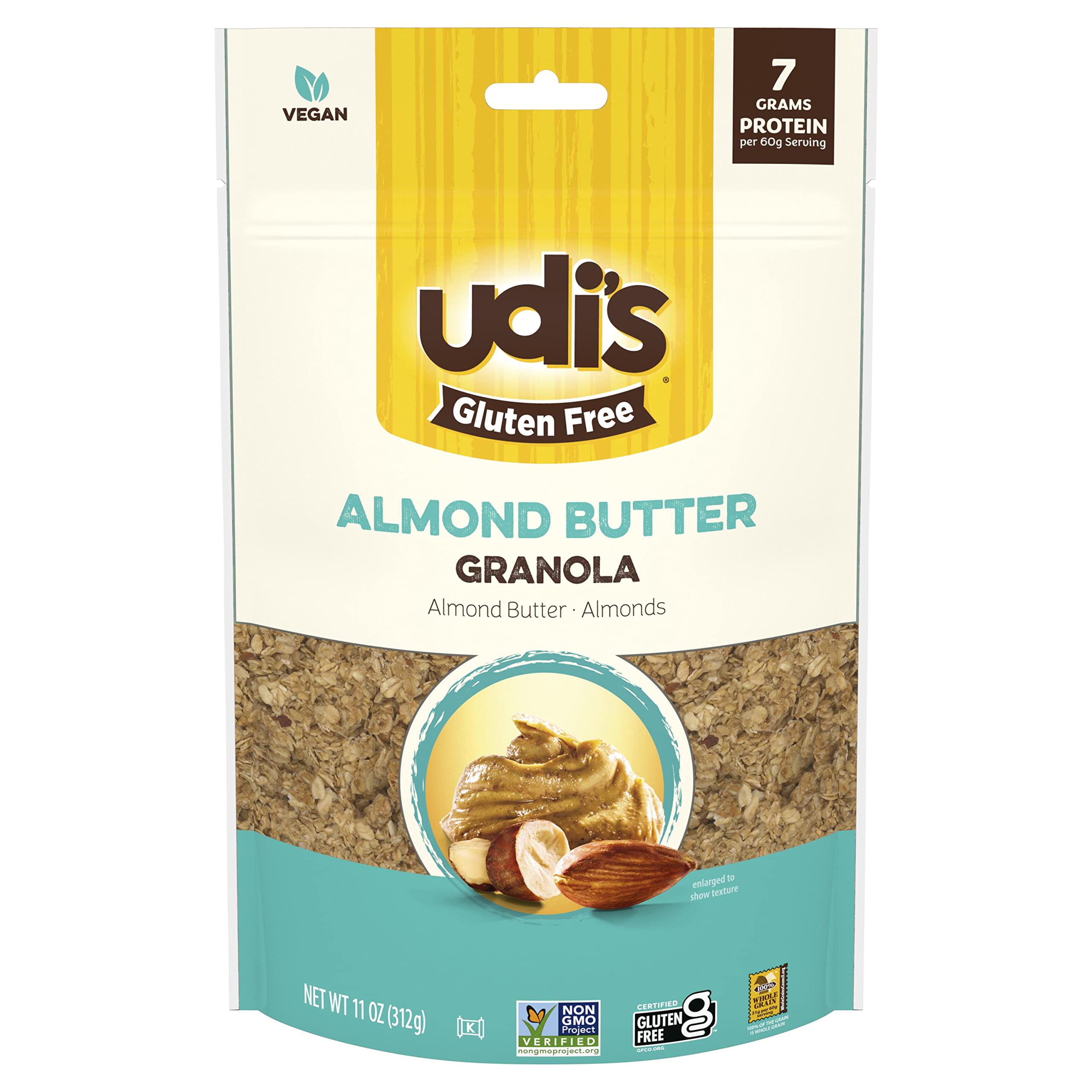 Udis Gluten Free Almond Butter Granola 11 oz.