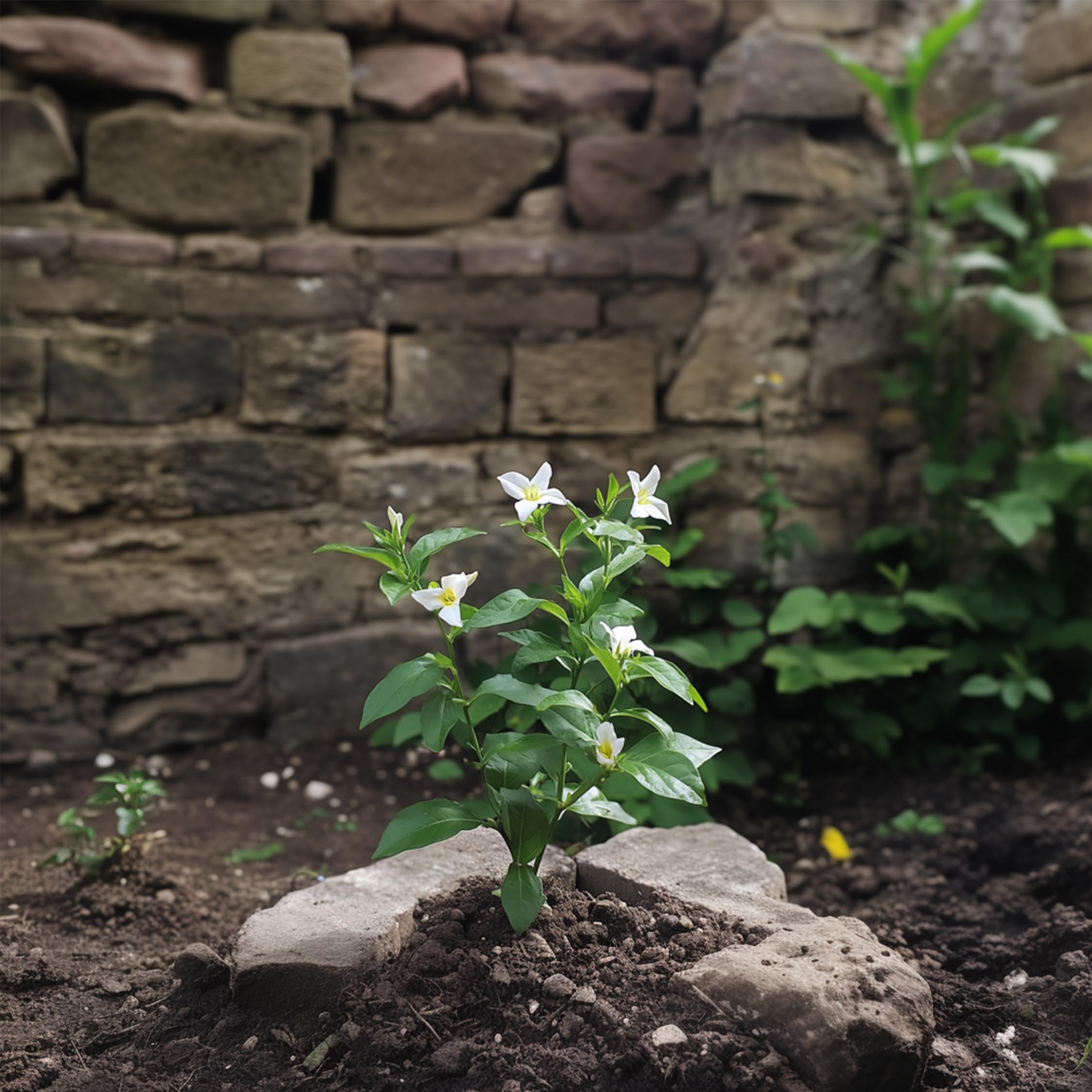 Plant in a Box - Jasminoides 'Officinale' - Set de 3 - Jasmin plante etoile grimpant - Fleurs blanc - Pot 9cm - Hauteur 25-40cm