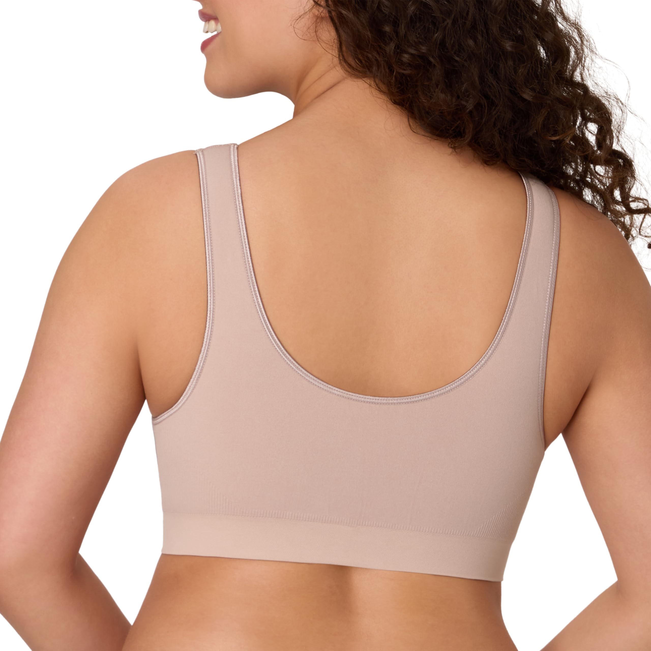 Bali Wireless Bra, One Smooth U Seamless No-Bulge Smoothing Bra, Pullover Bralette Reggiseno Donna (Pacco da 1)