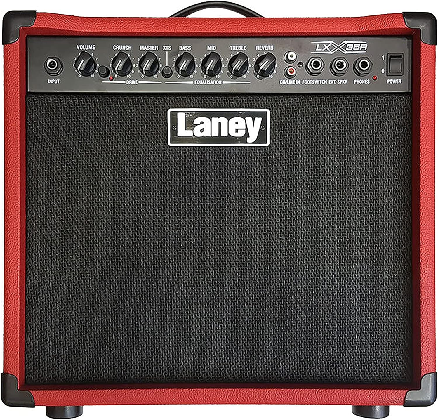 Laney LX35R-Red Guitar Combo 35W 10 Inch Woofer Reverb