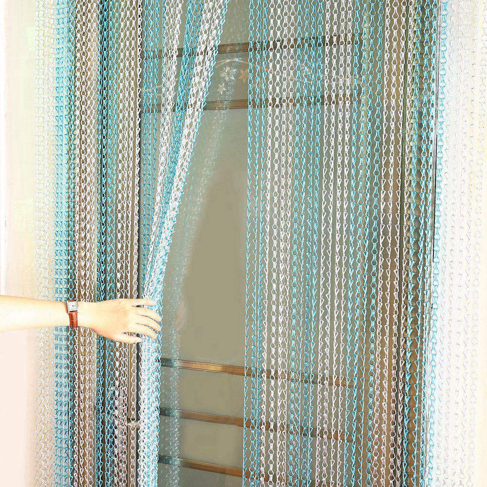Dioche Tende in Alluminio a Catena 90 * 214,5 Cm Tenda a Strisce in Catena in Alluminio |Zanzariera per Porta Antimosche |ed Elegante Divisorio