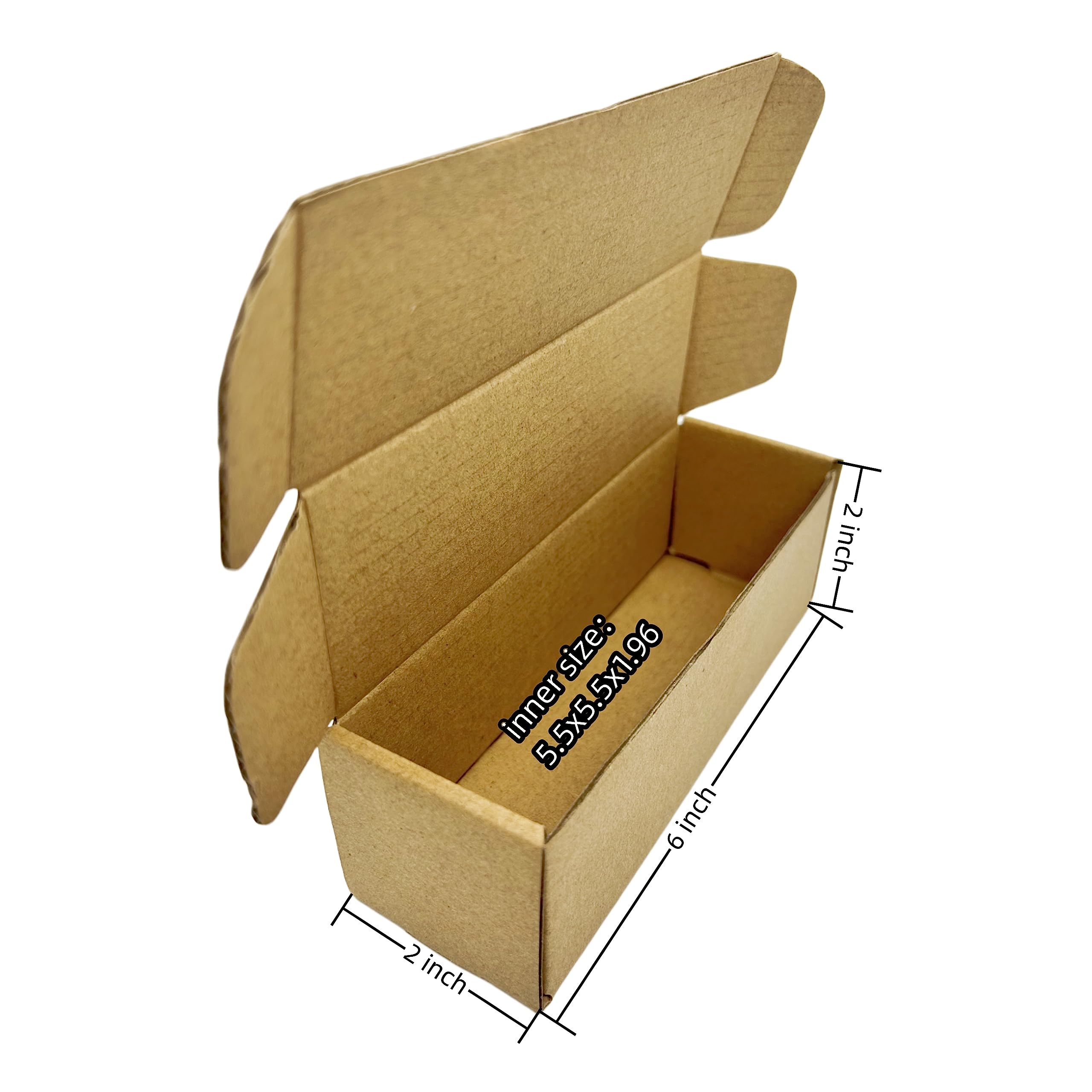 Confezionamento Imballaggio Piccoli Oggetti 50 Scatole Da Imballo Ondulate 6x6x2 Pollici - Marca The Boxery, Per Spedizioni E Piccole Spedizioni Box Tops - Foto 12