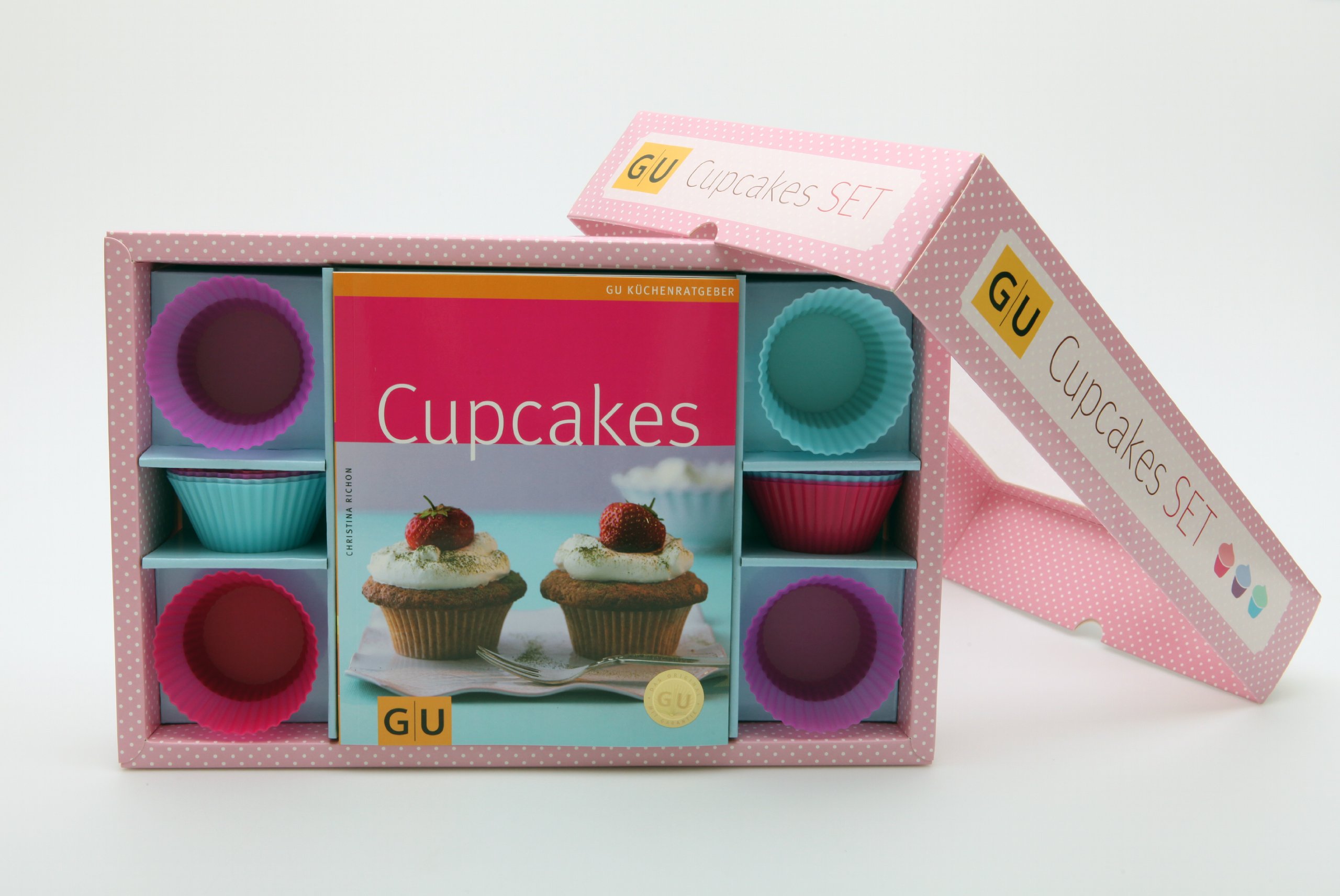 Cupcakes-Set: Mit 12 Silikonbackförmchen (GU BuchPlus)