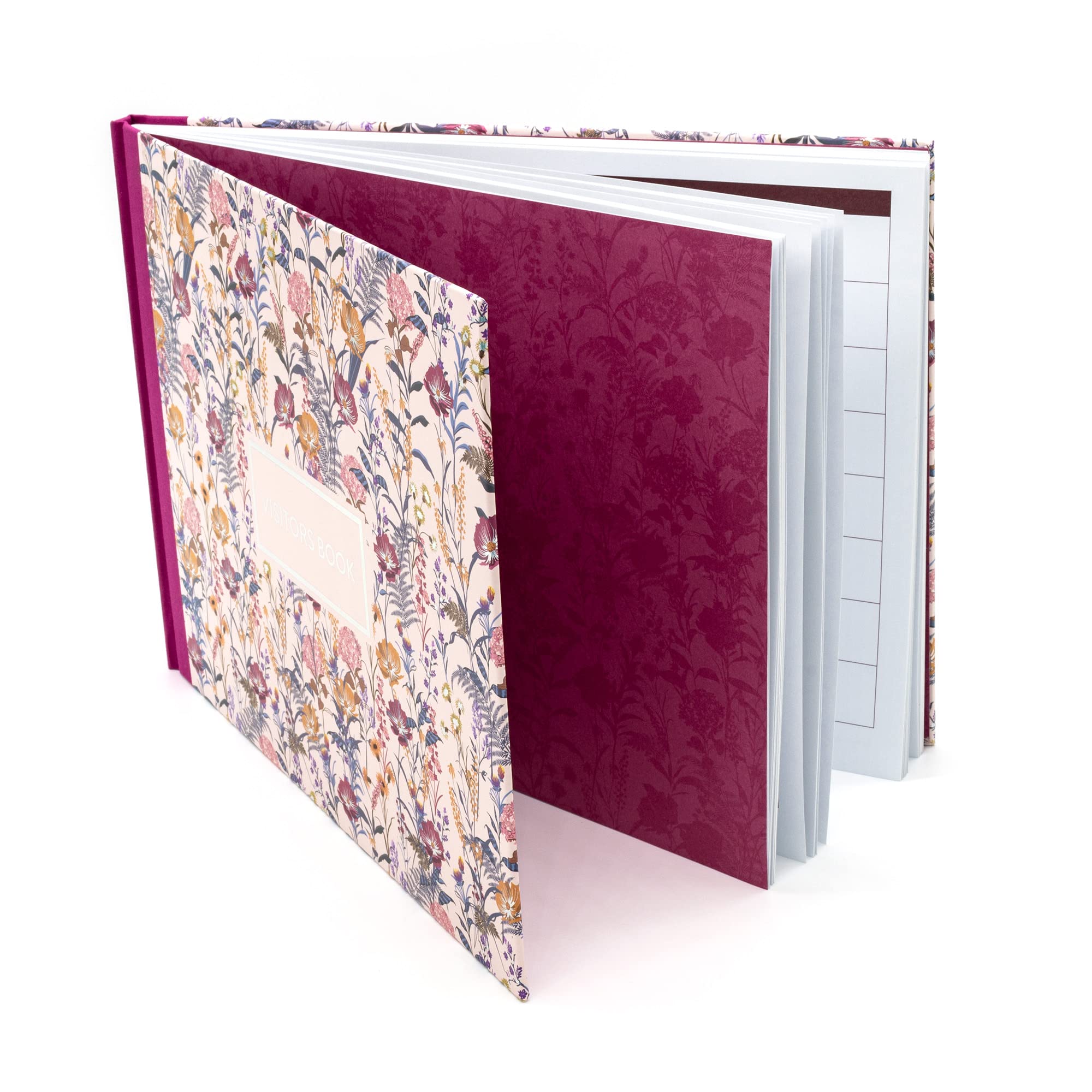 Pukka Pad, Bloom A4 Visitors Book, 96 Pages with 768 Entry Spaces, Includes Record Date, Name, Address, and Comment Fields - Image 3