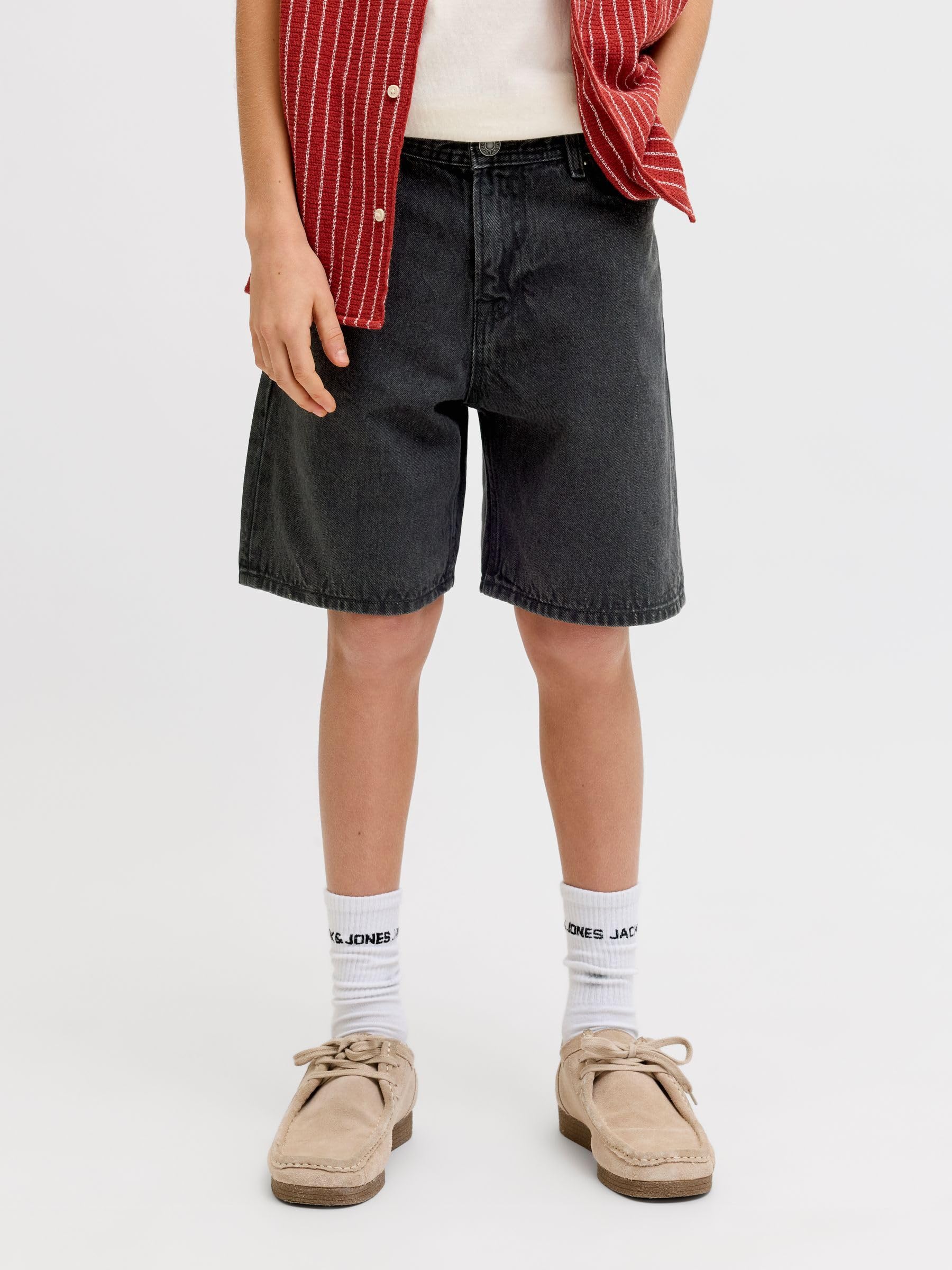 JACK & JONES Jjitony Jjoriginal Shorts MF 823 S N Jnr - Pantalones Cortos Vaqueros Niños