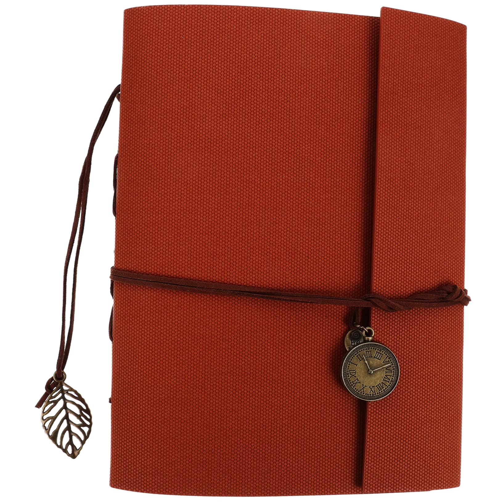 ABOOFAN Selbstgemacht Retro Fotoalbum zum Selbstgestalten mit Braunem Pu Einband und Starker Bindung Einfaches und Zartes Sammelalbum für Weihnachten und Hochzeiten