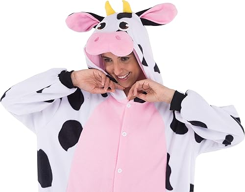 Miniatura 4 de Spooktacular Creations Pijama unisex de elefante para adultos, disfraz de animal de elefante para fiesta temática de Halloween