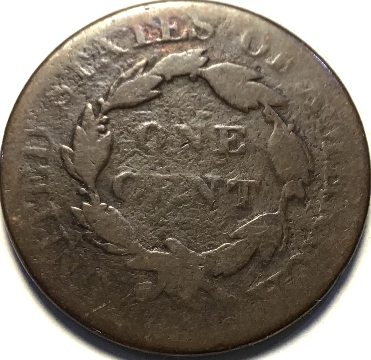 1828 P Coronet Head Large Cent Penny Seller About Good Plus