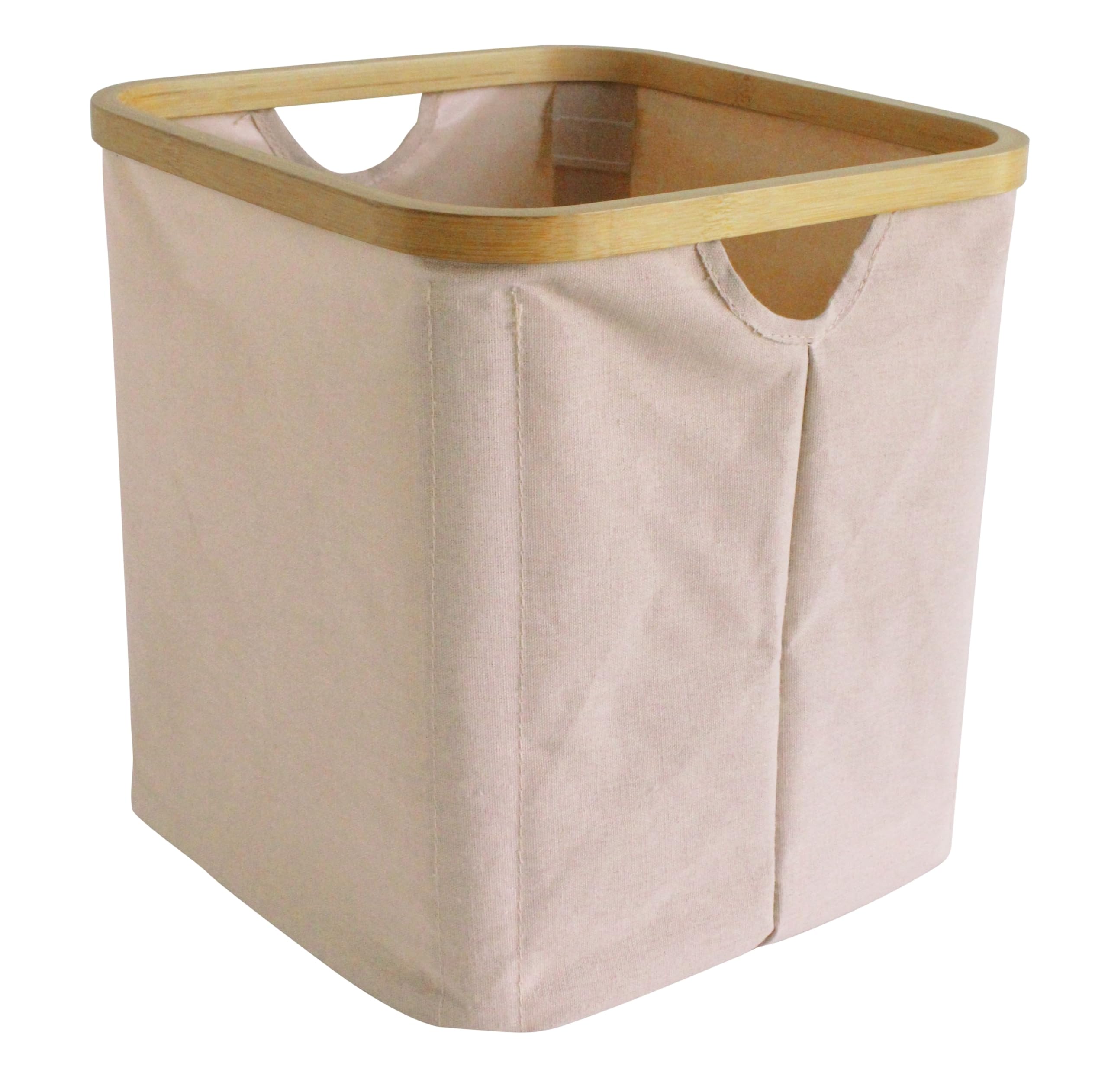 Box and beyond – Juego de 4 cestas de almacenamiento – 16,5 x 28,5 x 14 cm – metal gris con asas – calado – Almacenamiento, decoración, dormitorio, sala de estar, oficina, estilo elegante y elegante