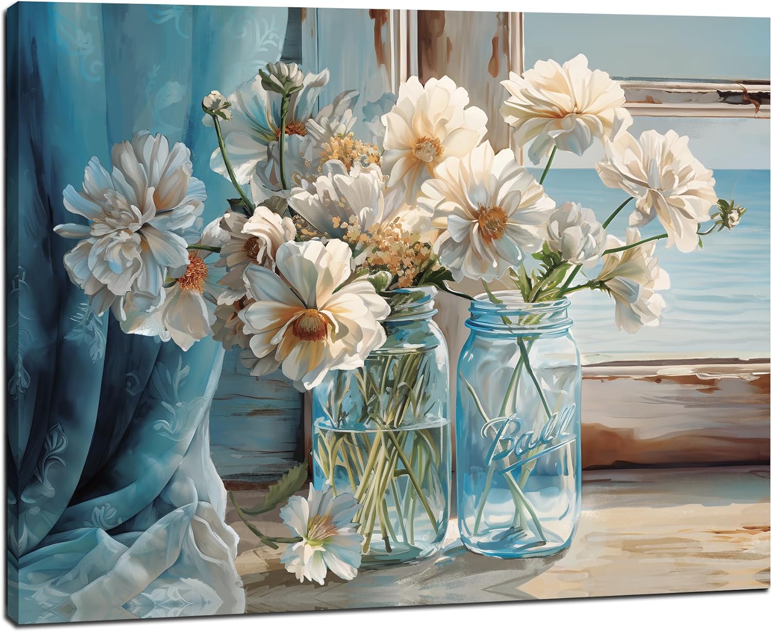 LAIART Modern home canvas wall art floral picture decoration