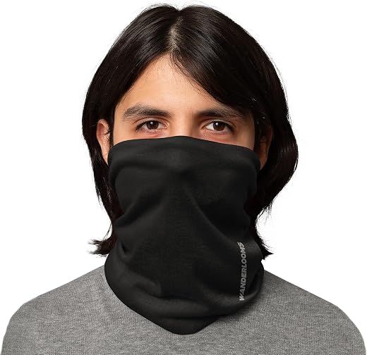 WANDERLOOMS Polygiene Bandana for Men Hair | Multipurpose Bandana for Men Bike | Odor-Proof, Sun &amp; Dust Protection Neck Wa...