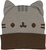 Vista 1 de Gorro de punto Pusheen con orejas, gris, estándar