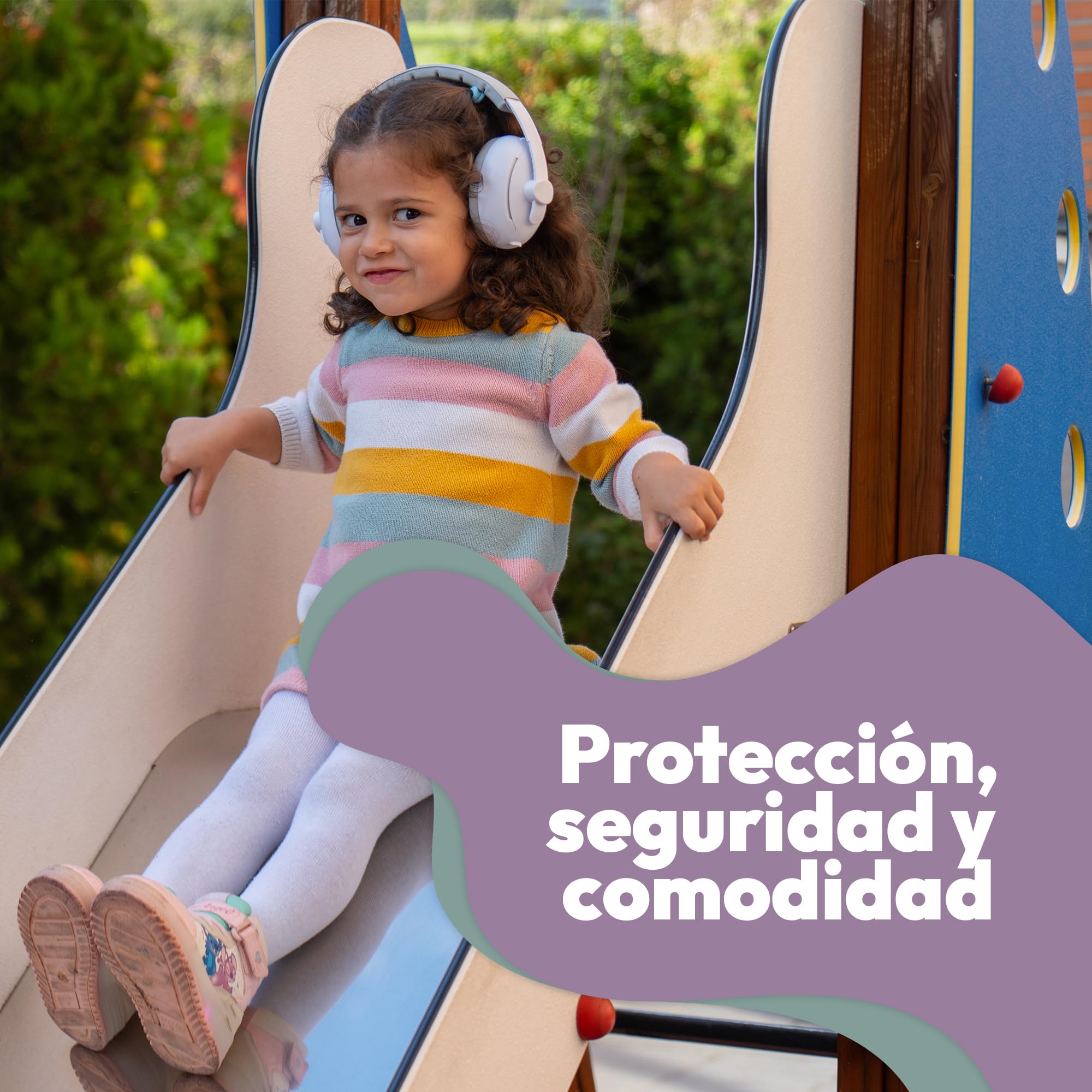 cascos bebe antiruido - 2 en 1 - para bebés - niños pequeños - bebés de 3 meses a 4 años - protectores ruido bebes - protector auditivo niño - auriculares auditivos- banz orejeras baby