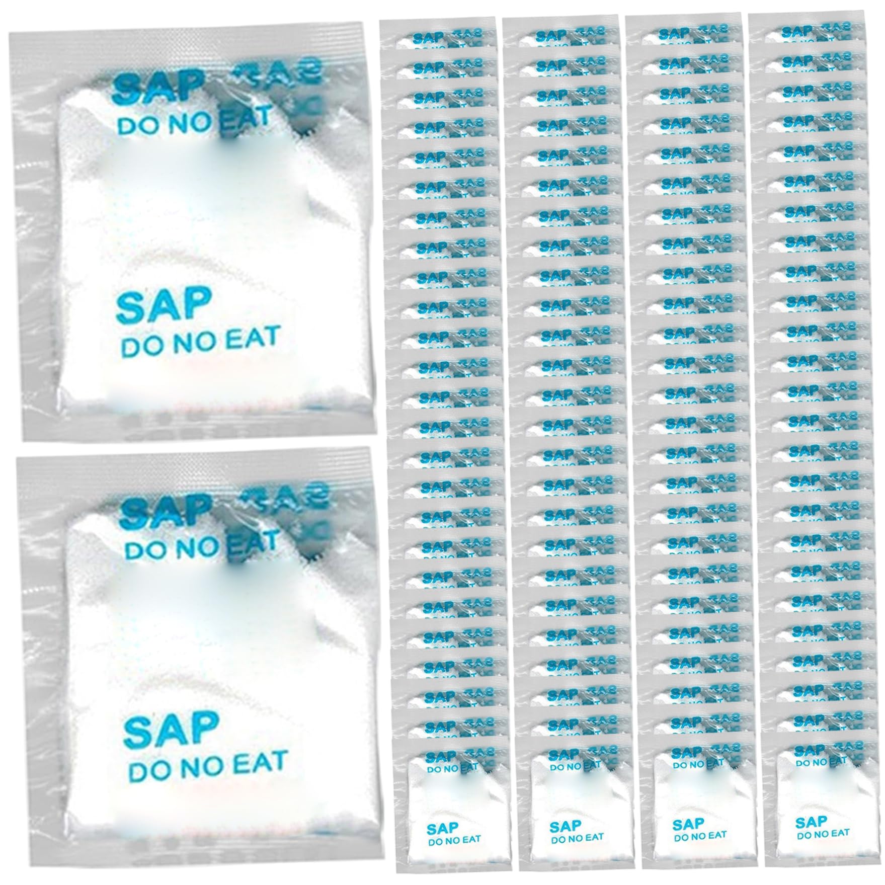 100 unidades de solidificador de orina y desodorante, gel absorbente para caca, polvo de inodoro portátil con paquete soluble en agua, bolsa de emergencia para residuos de inodoro, gel para orinar