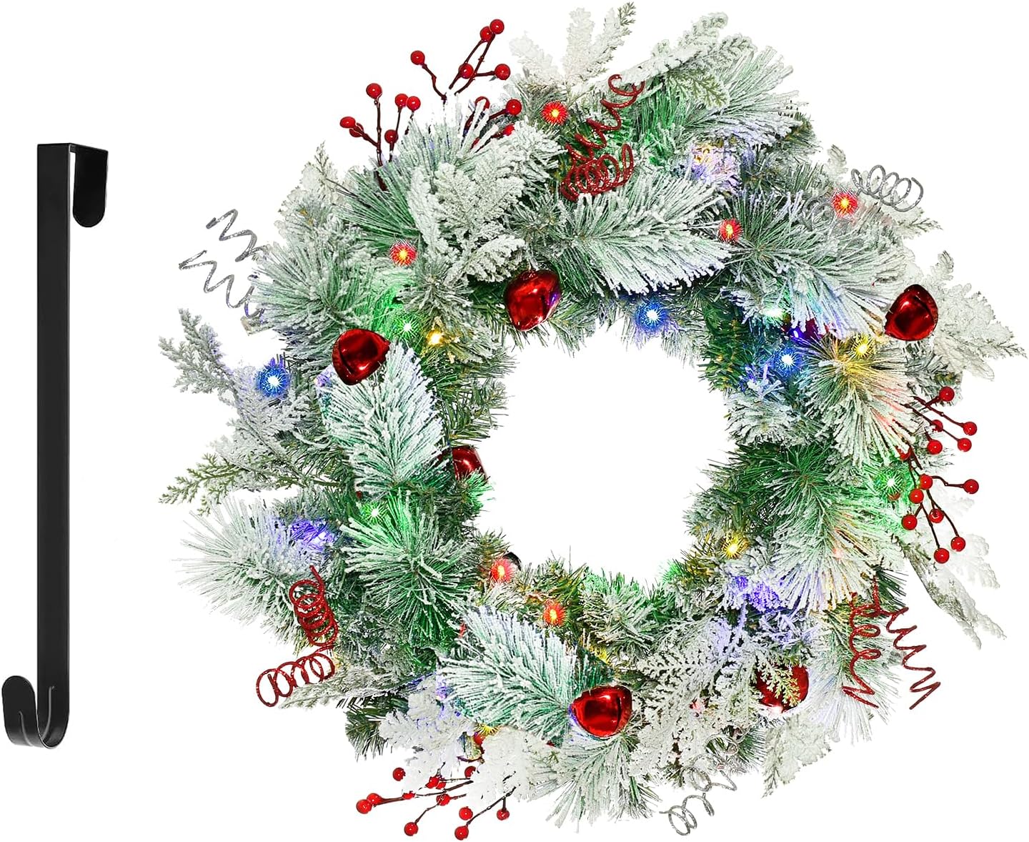 Christmas Wreath for Front Door 24inch