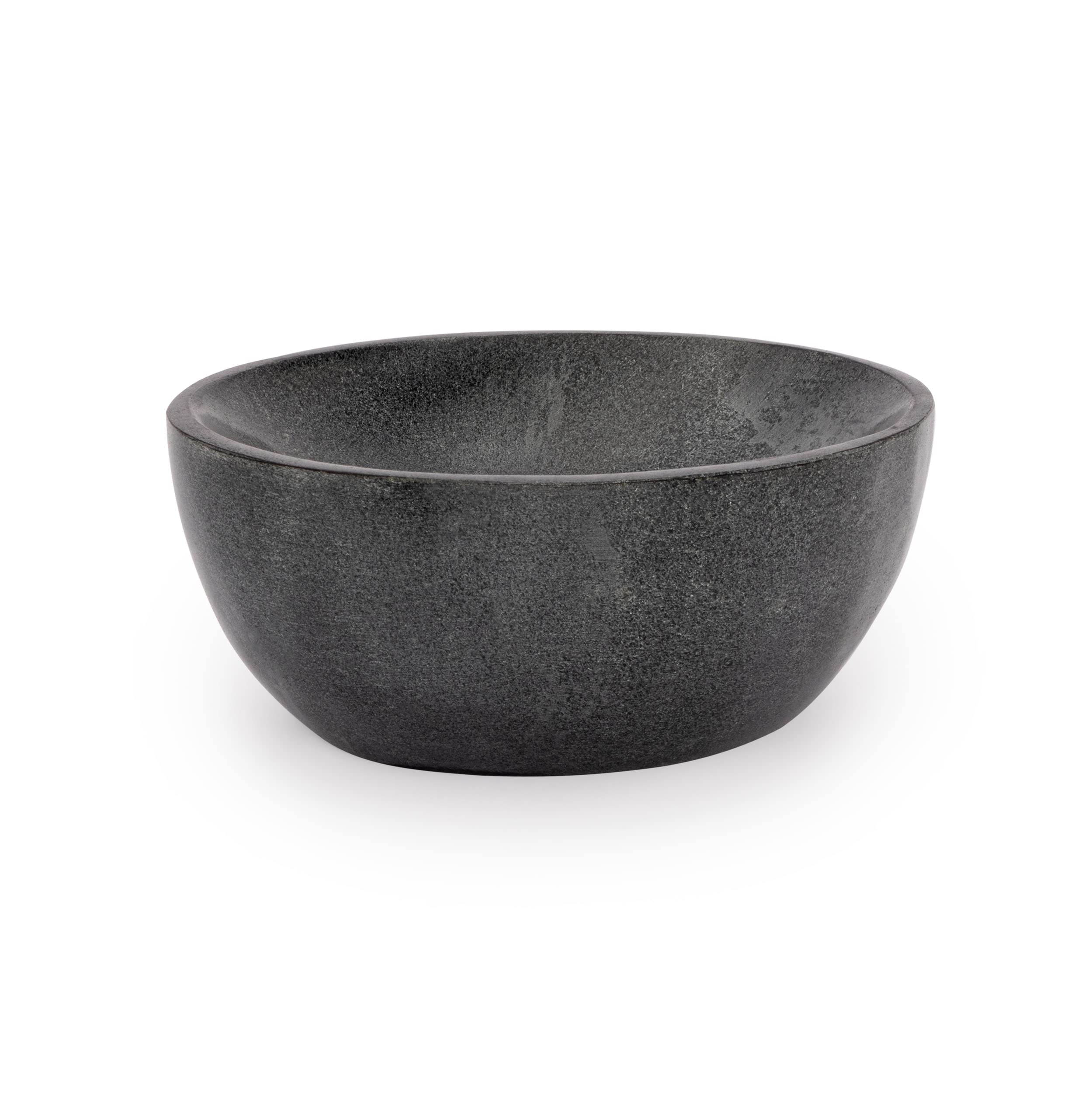 NKlaus Räucherschale 15x10cm Oval aus Speckstein massiv grau, 1 Stück