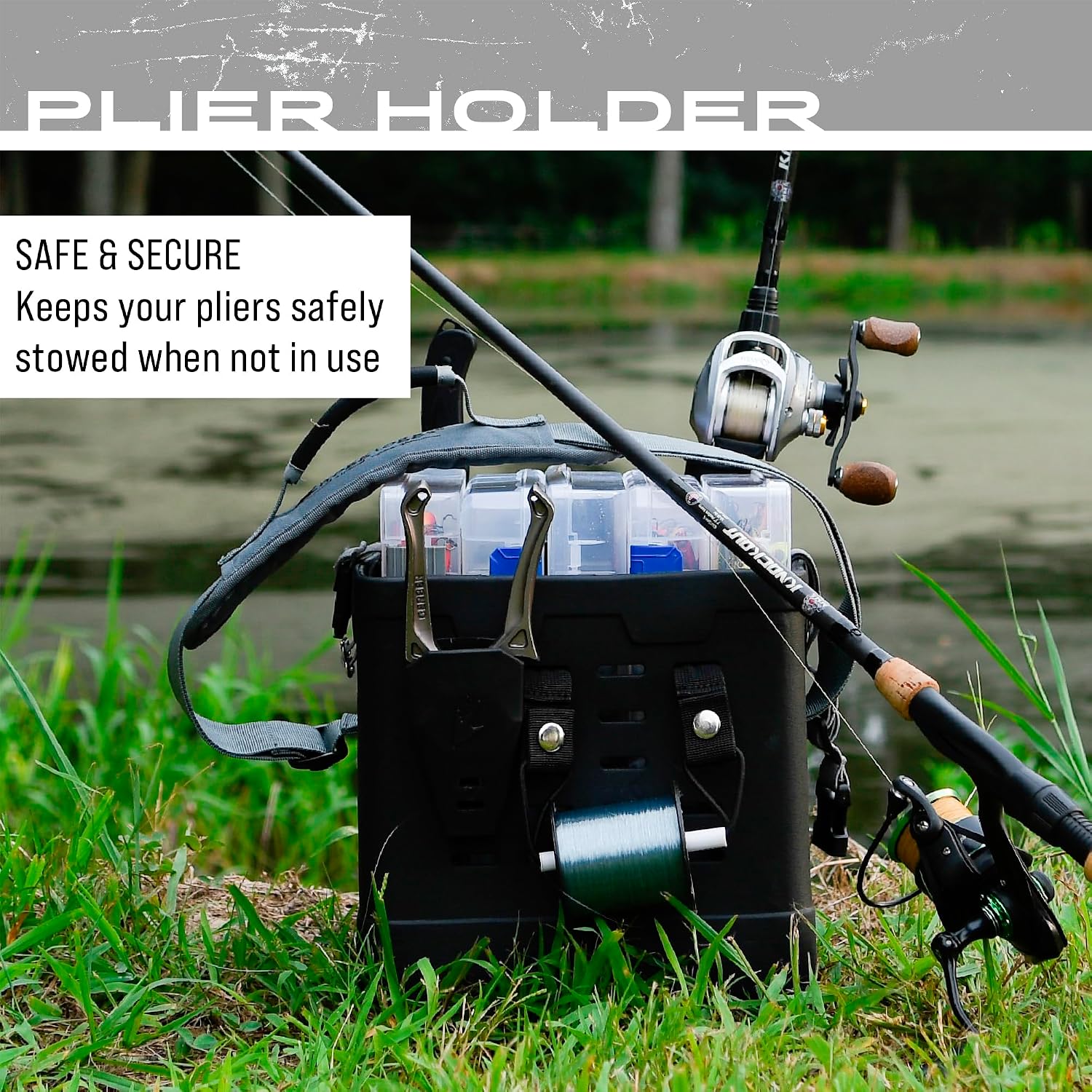 FROGG TOGGS Tackle Vault Plier Holder, Customizable Accessories Waterproof image 4
