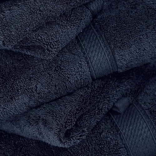 Vista 191 de SUPERIOR - Juego de toallas de algodón egipcio de 28.22 oz/m², incluye 2 toallas de baño, 2 toallas de mano, 2 toallas para la cara, artículos