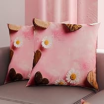 PETTI Artigiani Italiani – Coppia di Federe Cuscino 80×80 cm in Microfibra, Cuscini Arredo Camera da Letto, Divano, Salotto, Set 2 Fodere Copricuscino, Federa Shabby 326, 100% Made in Italy