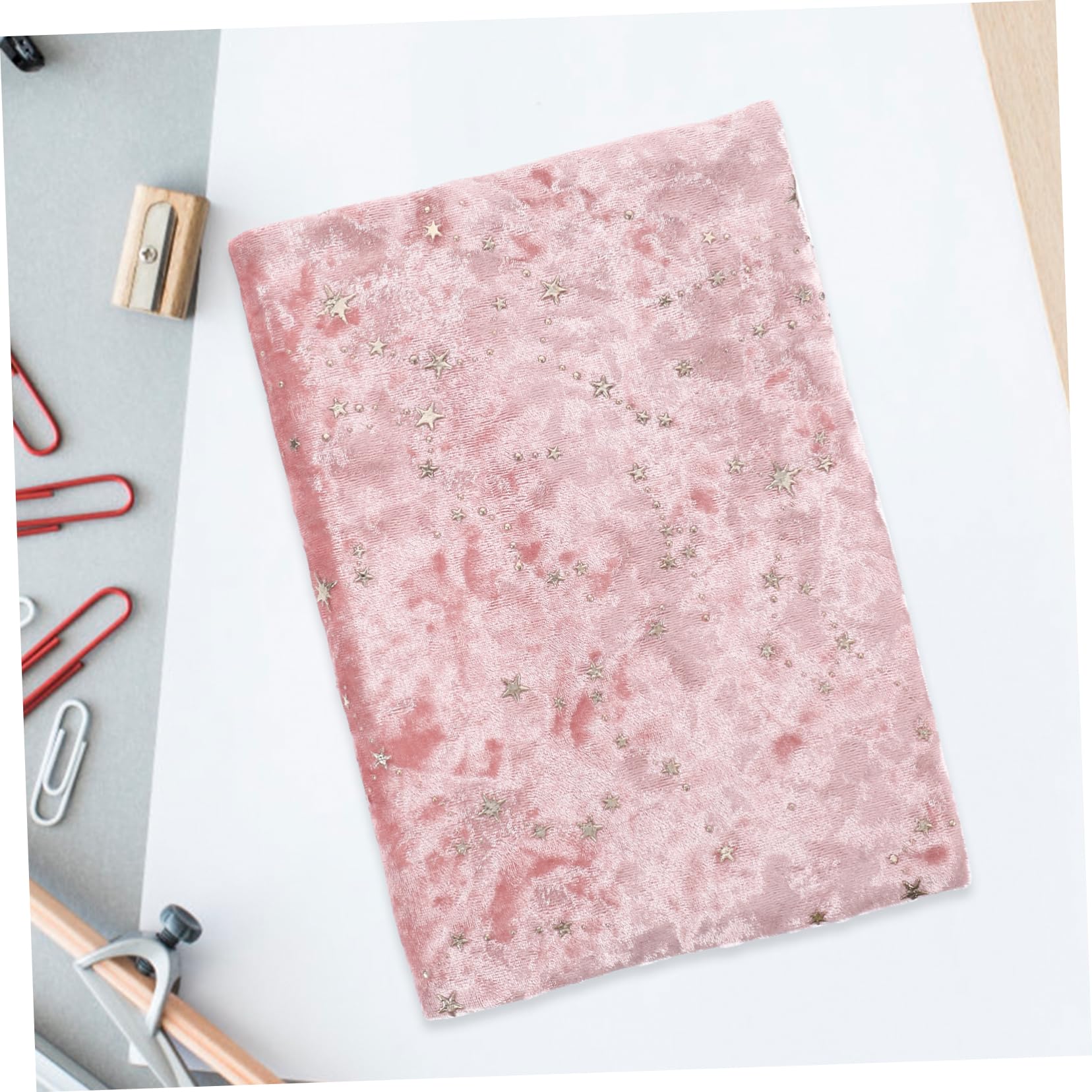 TEHAUX 2 Piezas Película De Libros Diario Cubiertas Protectoras Transparentes Para Libros Álbum De Esquinas De Libros Cubiertas De Libros Estirables Accesorios Fin Paño Rosa