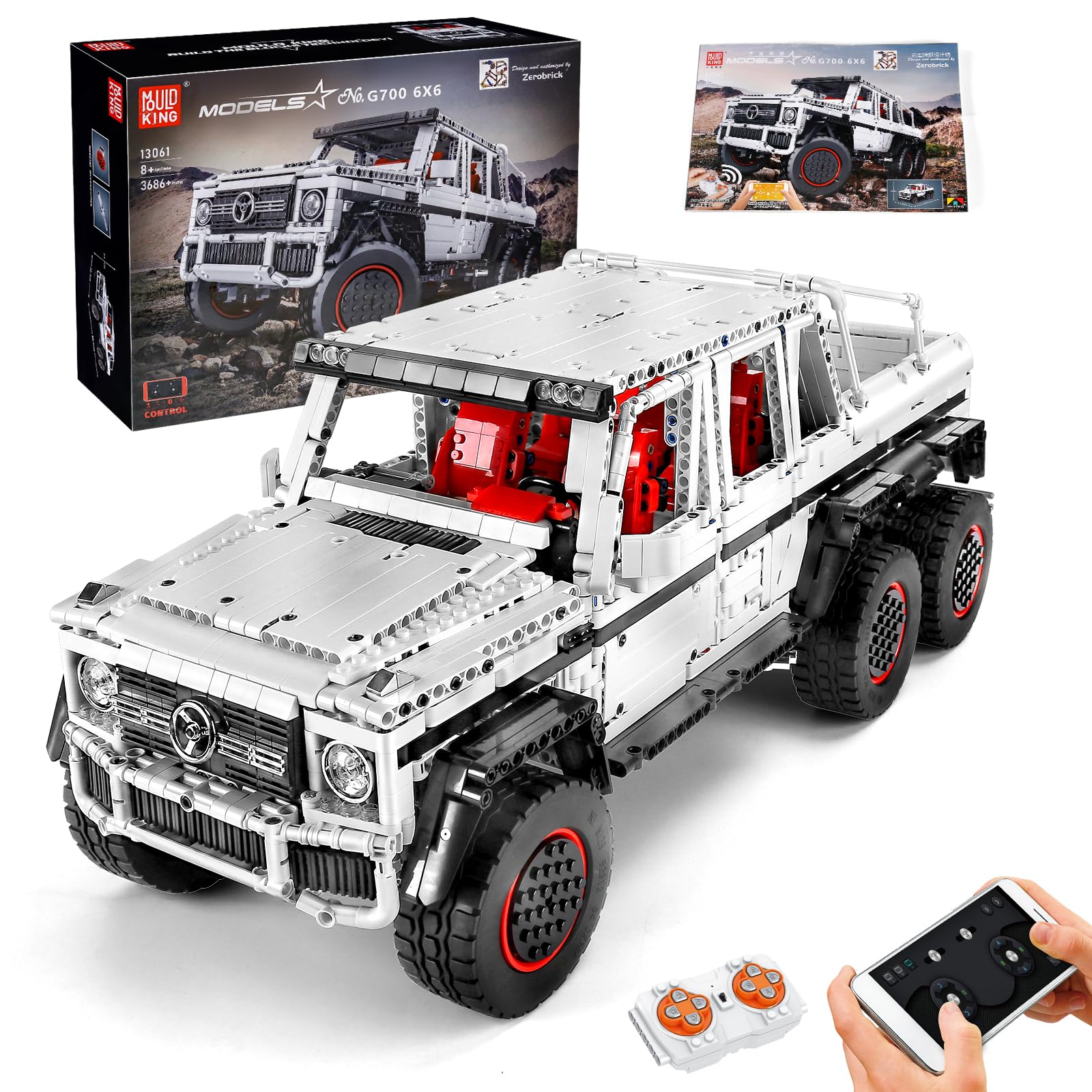 Amazon.com: Mould King 13061 Technical Offroad Vehicle, 3832 PCS
