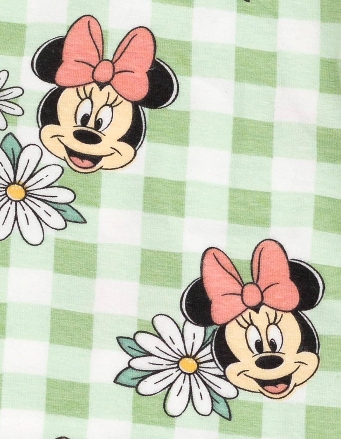 Disney Minnie Mouse Floral Girls Peplum T-Shirt and Leggings Outfit Set Toddler to Big Kid Sizes (2T - 10-12) - Image 7