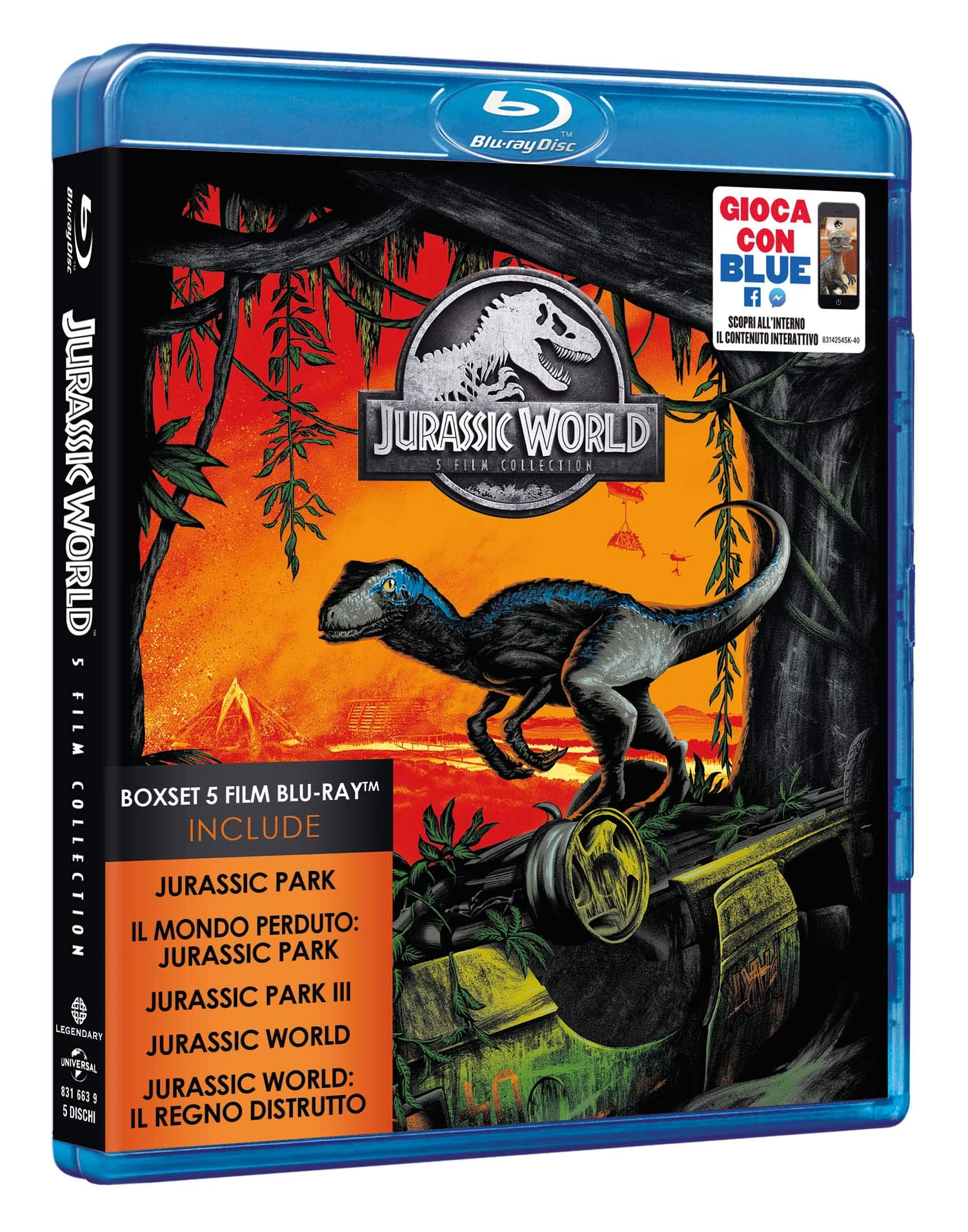 Jurassic 5 Movie Collection (Box 5 Br)