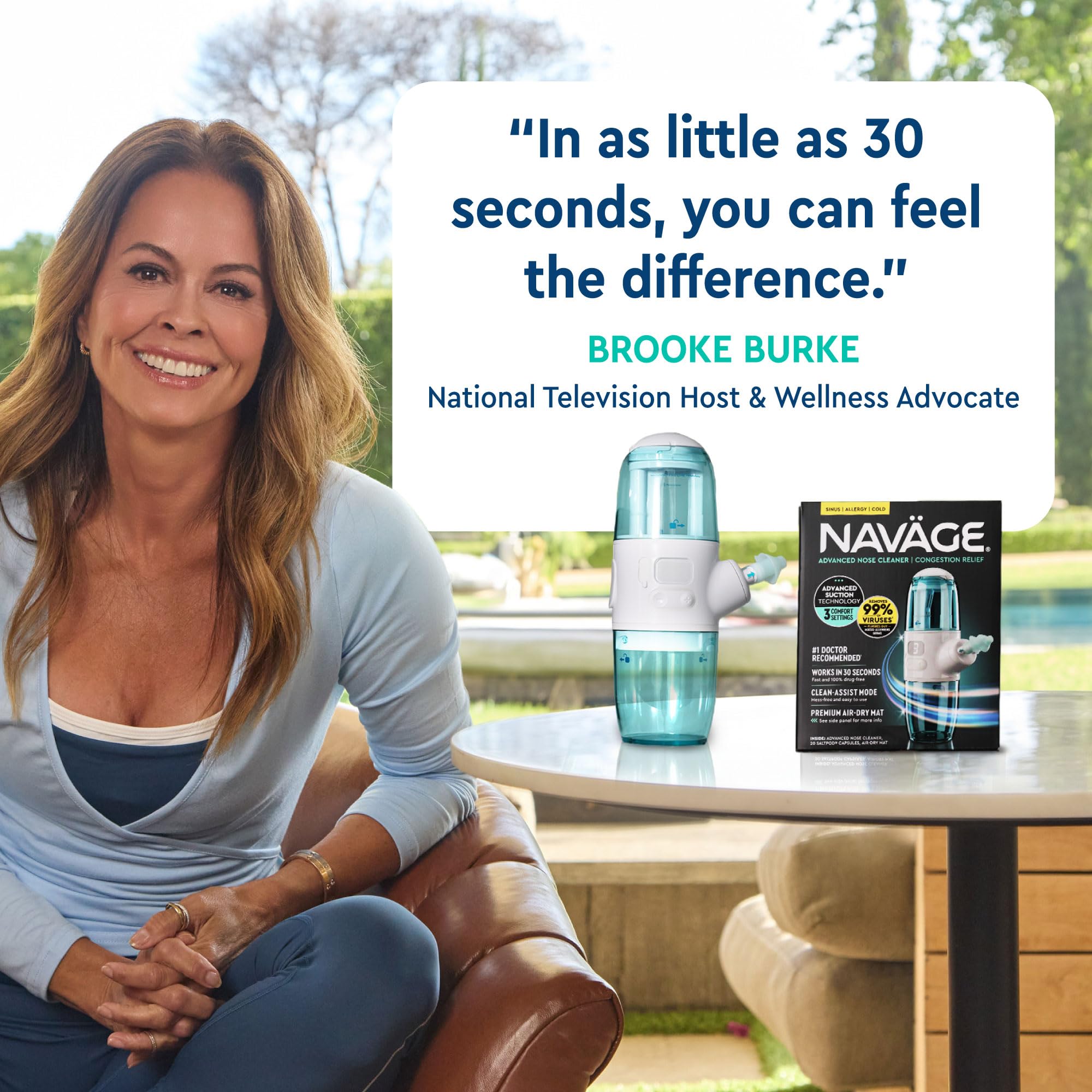 Navage Advanced Nose Cleaner - Powered Suction Nasal Irrigation System — Amazon image 4