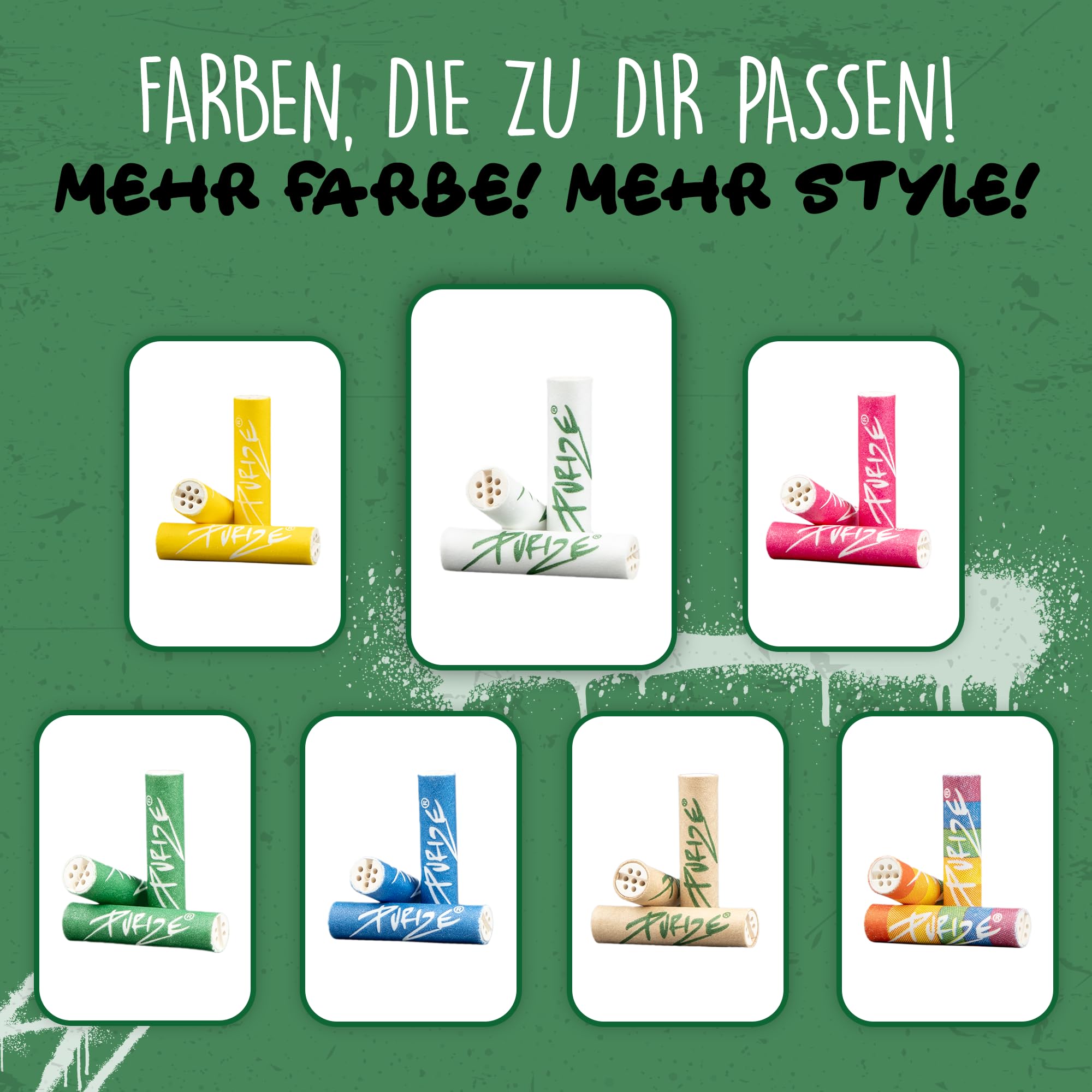 PURIZE® Beutel | 250 Xtra Slim Size Aktivkohlefilter Weiß