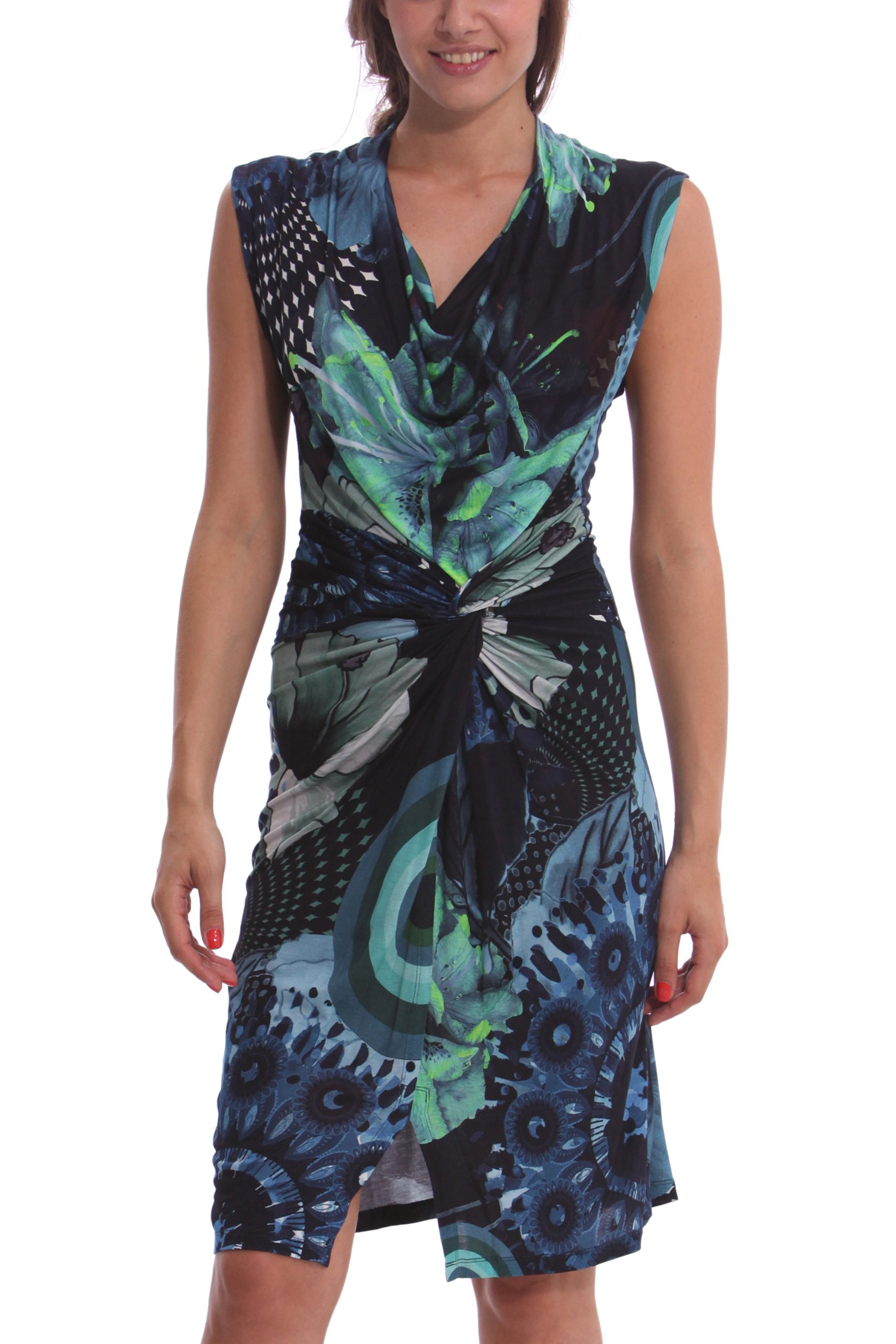 Desigual Women's Uralet Cap-Sleeve Dress