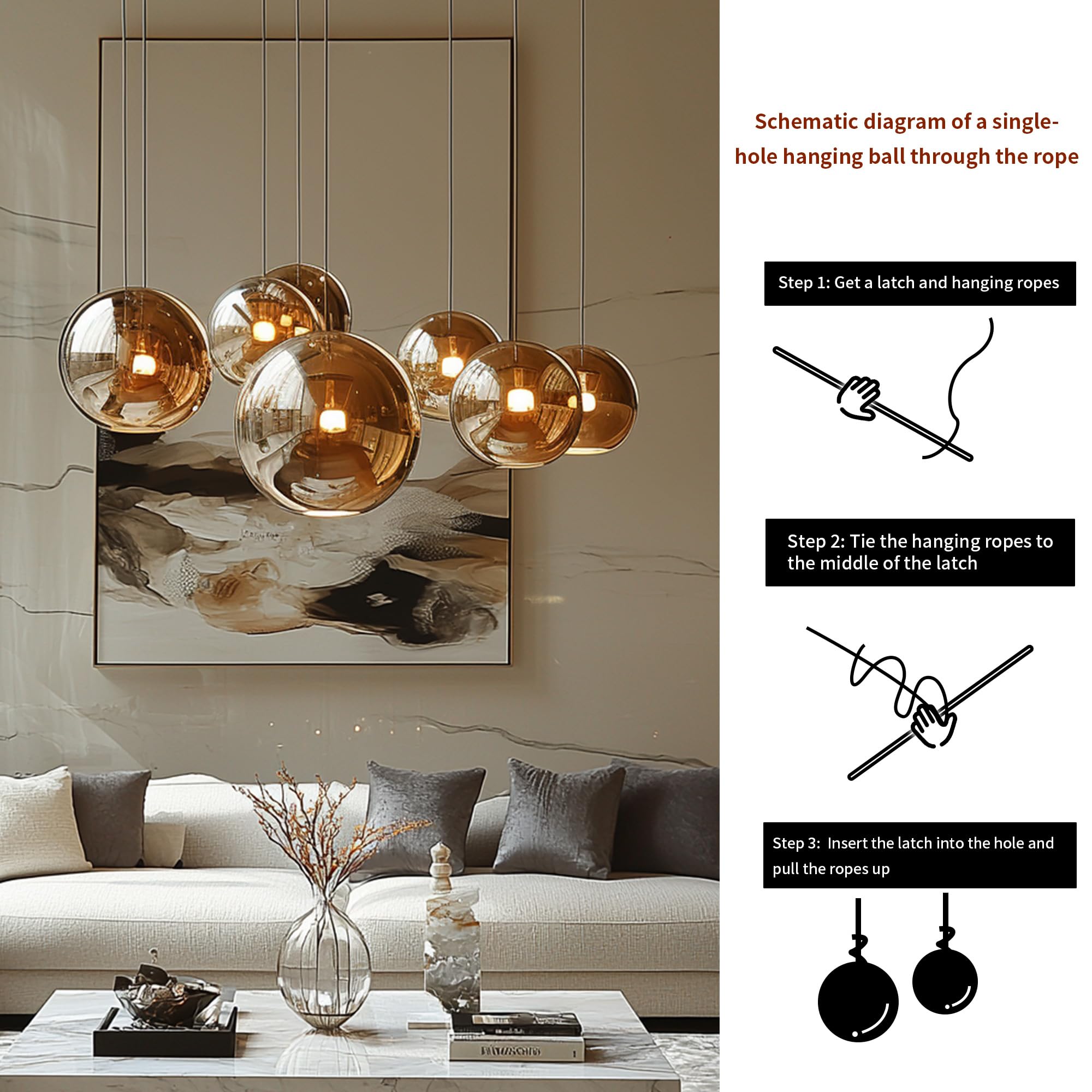 Köhko Bola decorativa dorada pulida de acero inoxidable de alta calidad para estanque, tamaño 38 cm