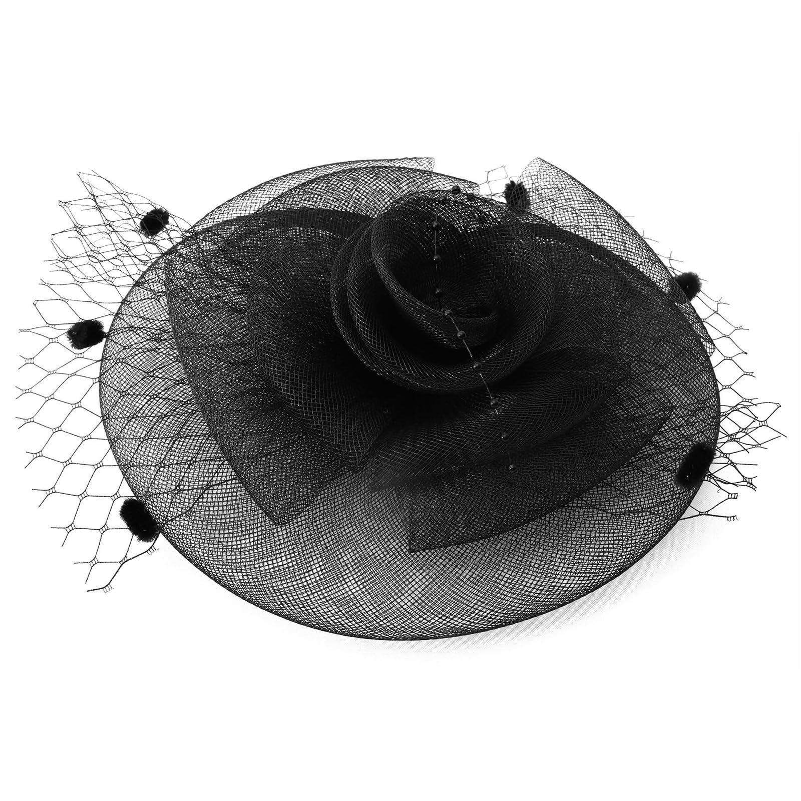 YUXITA Elegant Lightweight Mesh Hair Clip Headdress For Women Girls Gentle Nonslip Headwear Comfortable Head Accessories