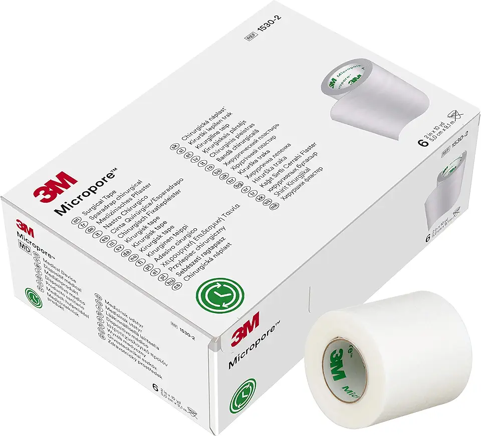 Micropore Paper Tape: White 2" X 10 Yds, Box of 6