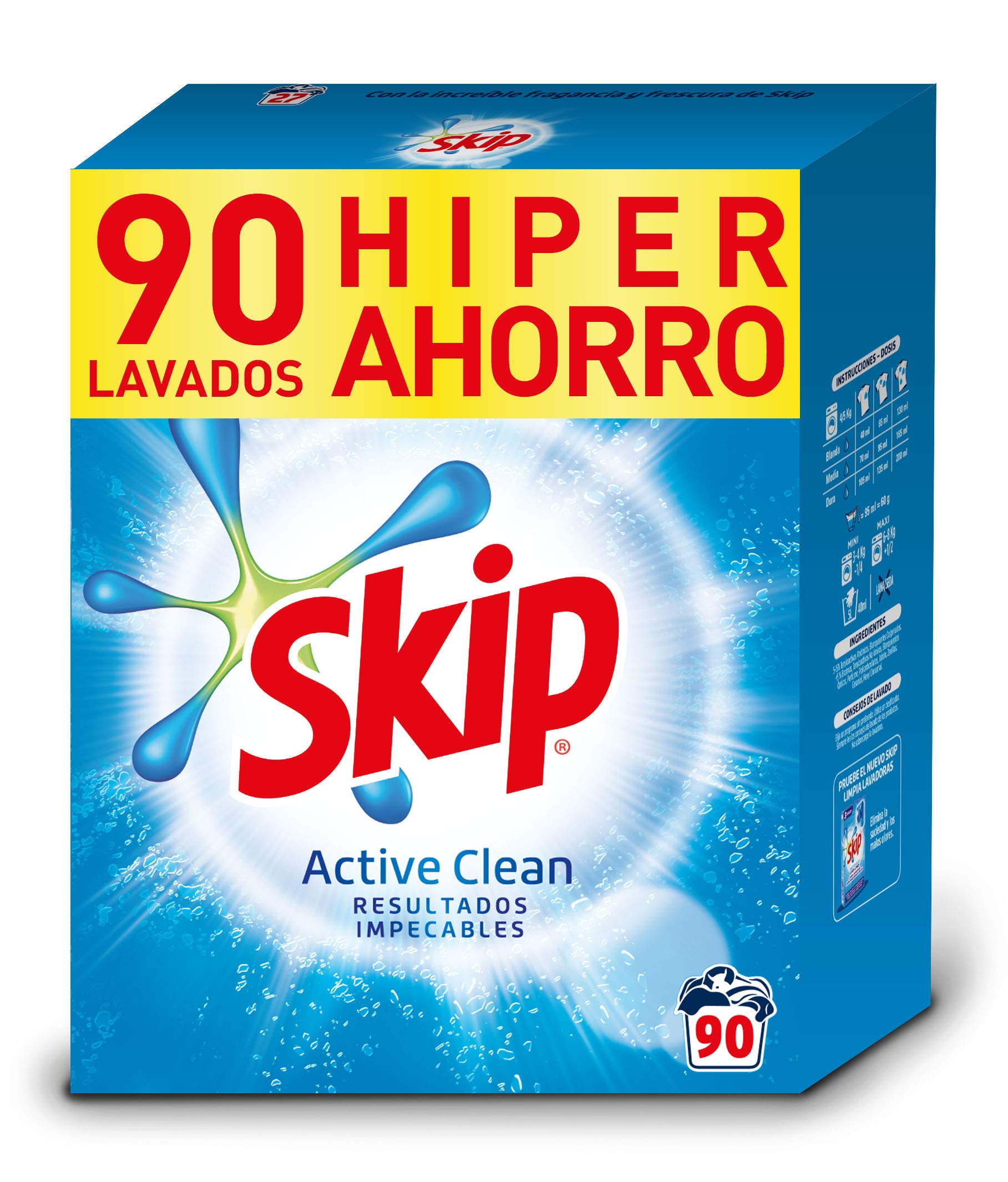 Skip Poudre Active Clean 90 Lavages