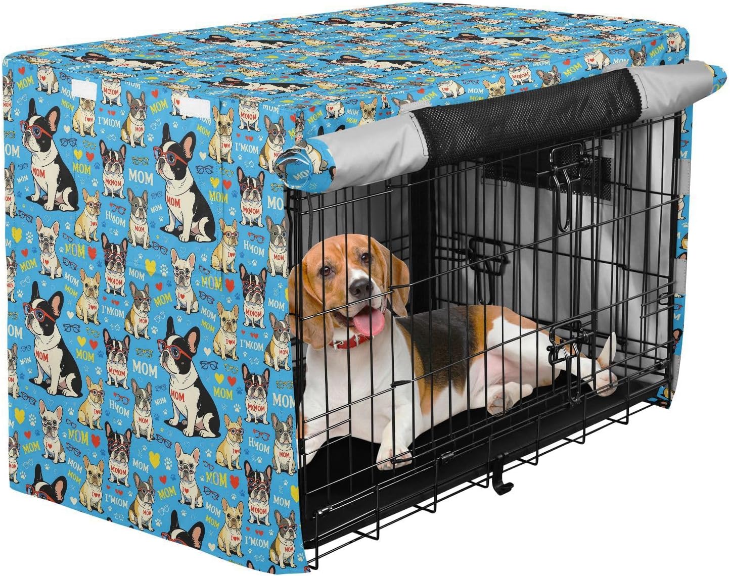 Mom Love Dog Cage Cover Privacy Kennel Covers Dog Crate Protector 48 Inch