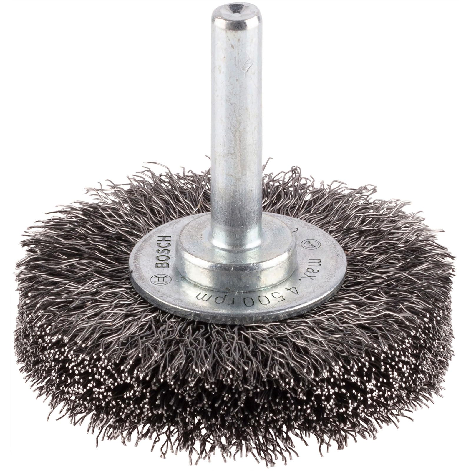 Bosch Brushing Pro Metal Clean Wire Wheel Straight Shank 50 X 0.2 mm 2608622111 from B&Q