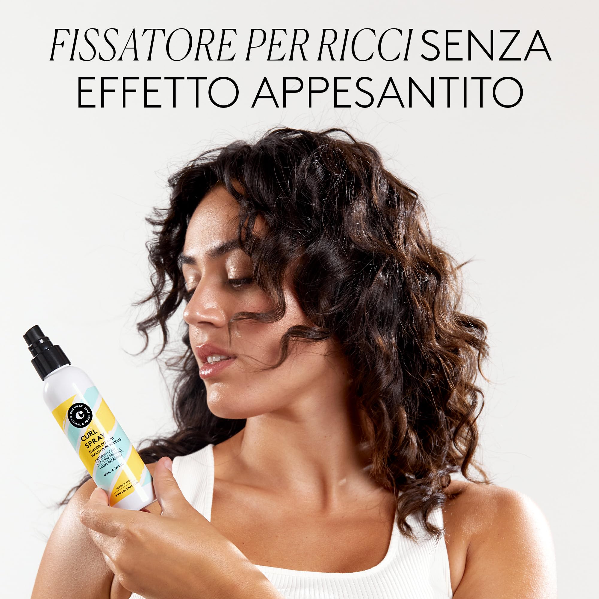 COCUNAT - Metodo Ricci - Booster + Crema Idratante Leave In + Spray Definitivo - Gel Fissatore Anti Crespo - 250ml + 150ml