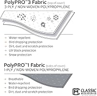 Vista 5 de Classic Accessories Over Drive PolyPRO3 - Funda de caravana de lujo, se adapta a remolques de 16 a 18 pies, cubierta de caravana para cámper, ajuste