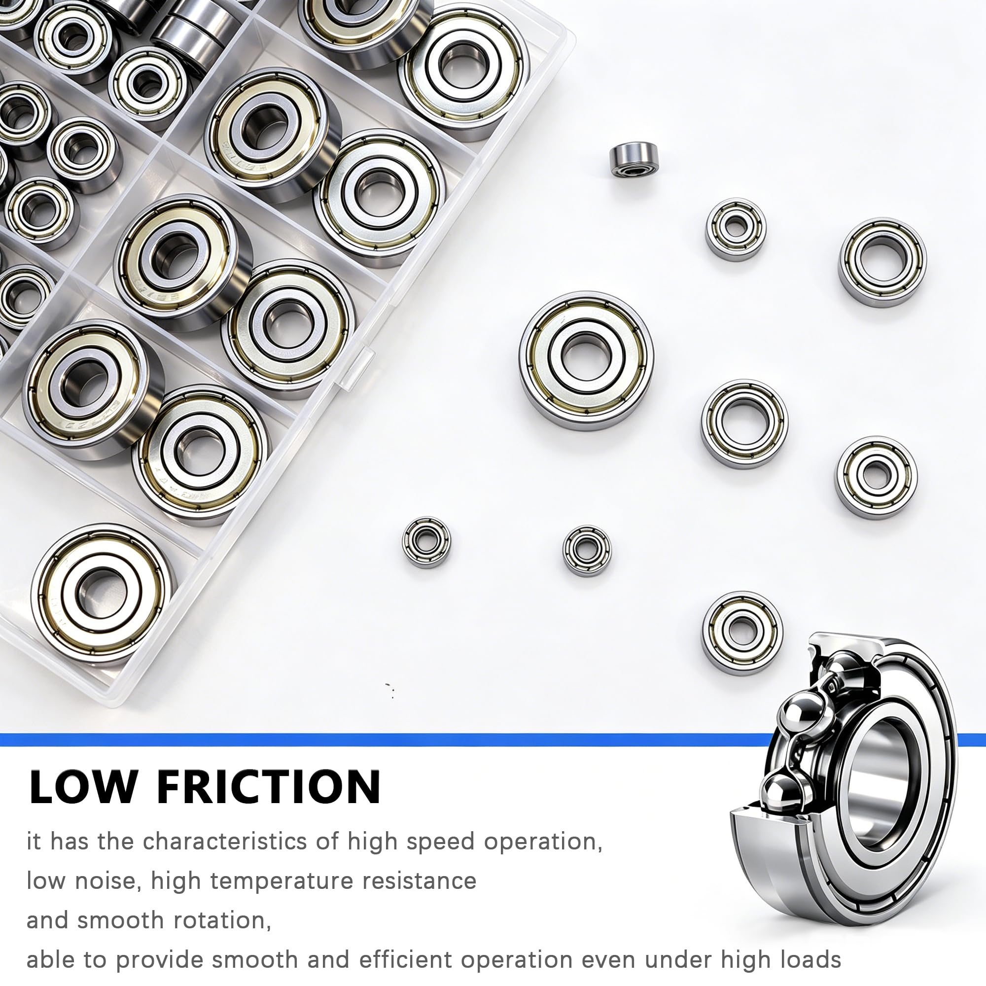 Ball Bearings Assortment Kit - 68 PCS -6