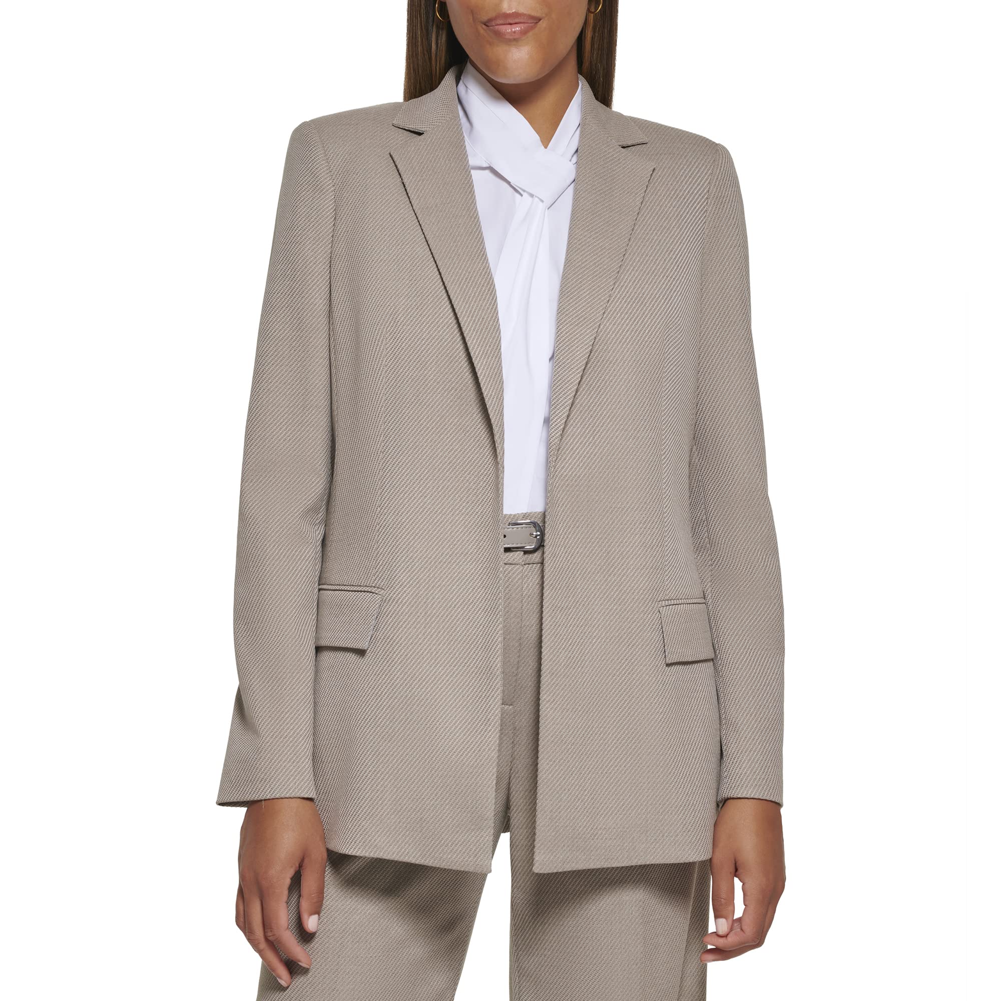 Calvin KleinWomen's Open Front Wear to Work Suits Blazer