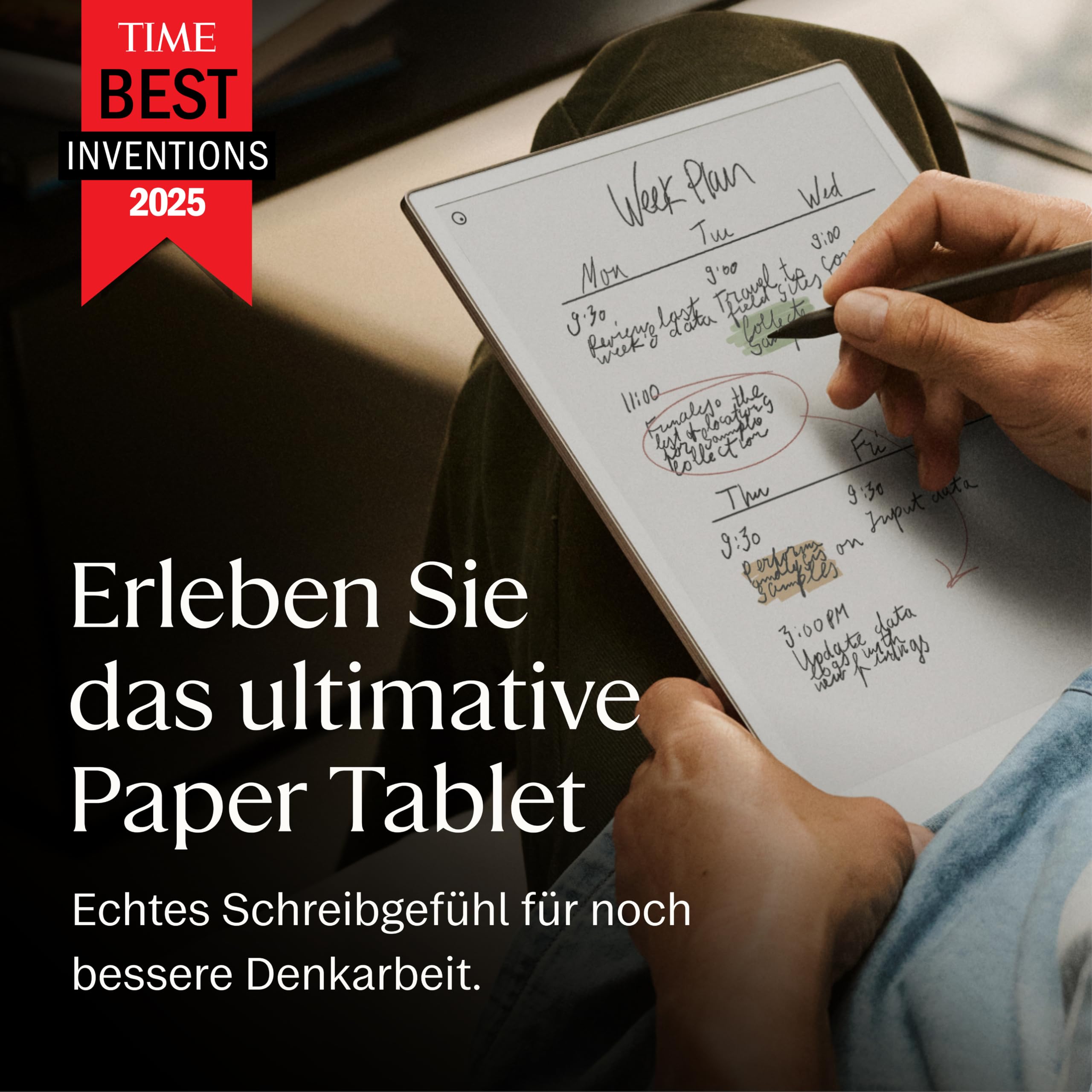 reMarkable Paper Pro 11,8-Zoll-Farbdisplay Tablet mit Leselicht und Marker Plus Pen