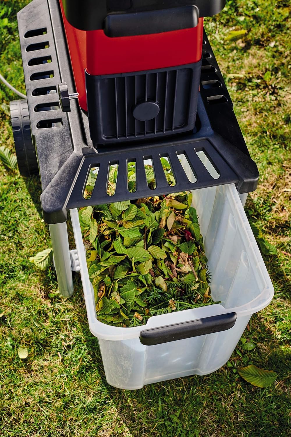 Einhell GC-RS 60 CB Elektro-Leisehäcksler 2800 W 45 mm Schneidwalze 60 L Fangbox