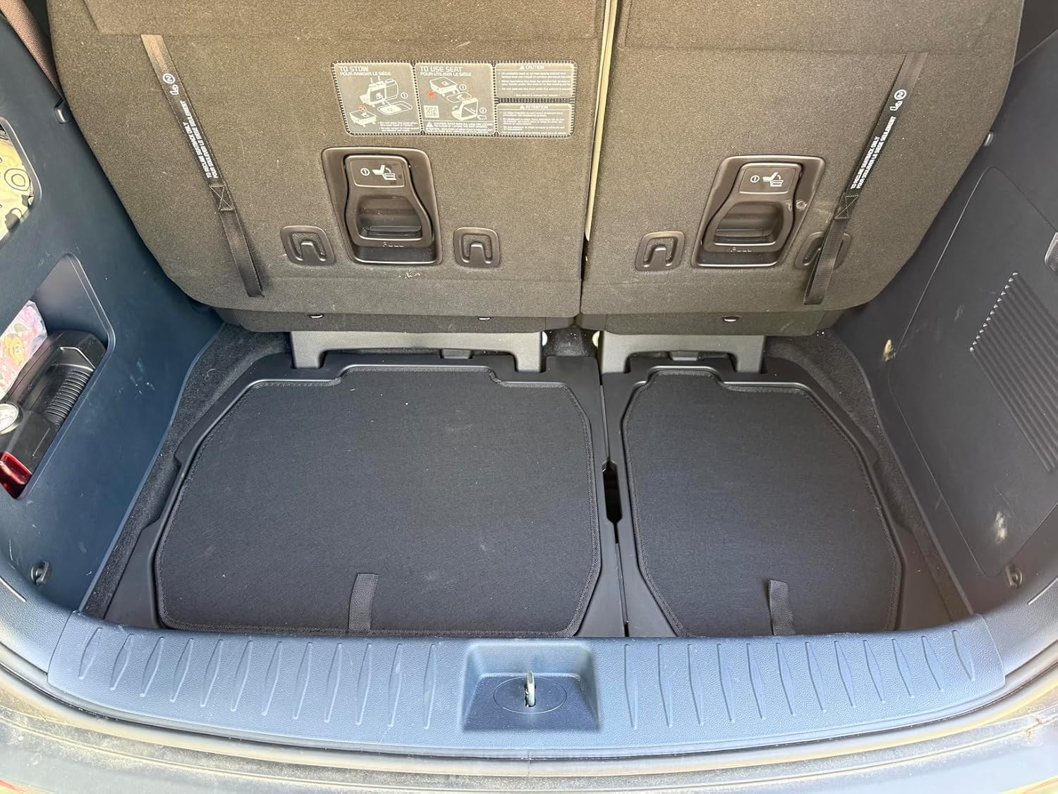 Kia Carnival Trunk Organizer Storage Box, Insert Cargo Bins for 2021-2026 Carnival, Rear Hatch Container with Lid Tray