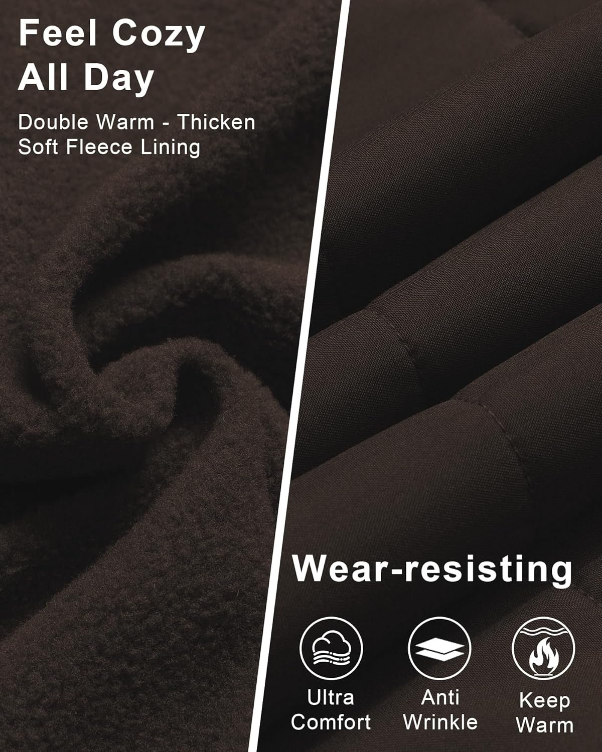 CREATMO US Women's Plus Size Winter Coats Long Puffer Jacket Fleece Lined Parka Removable Fur Hood Available in 1X To 5X - Image 4