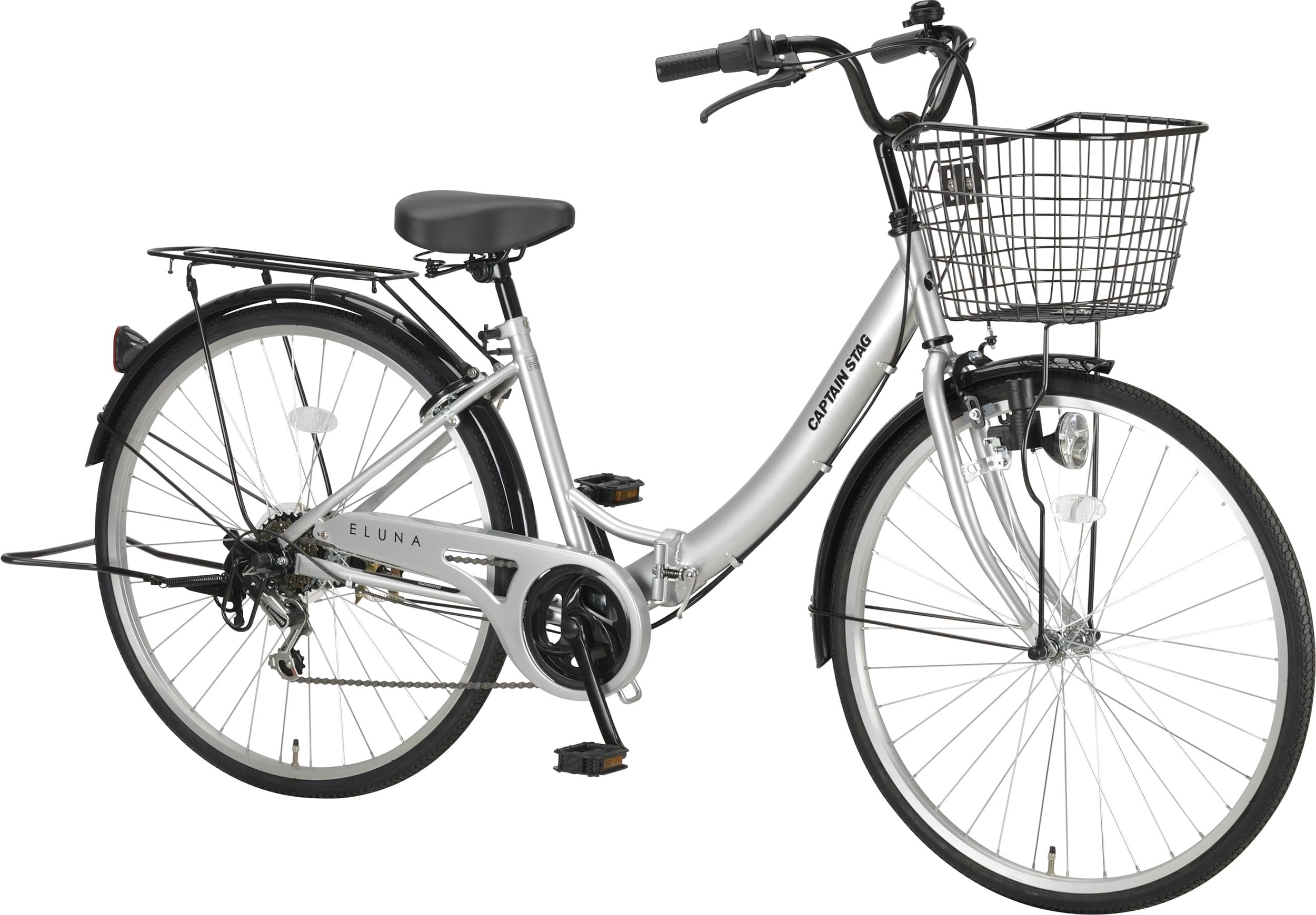 中古自転車1524 日本製 27インチ 3段ギヤ LEDオートライト 